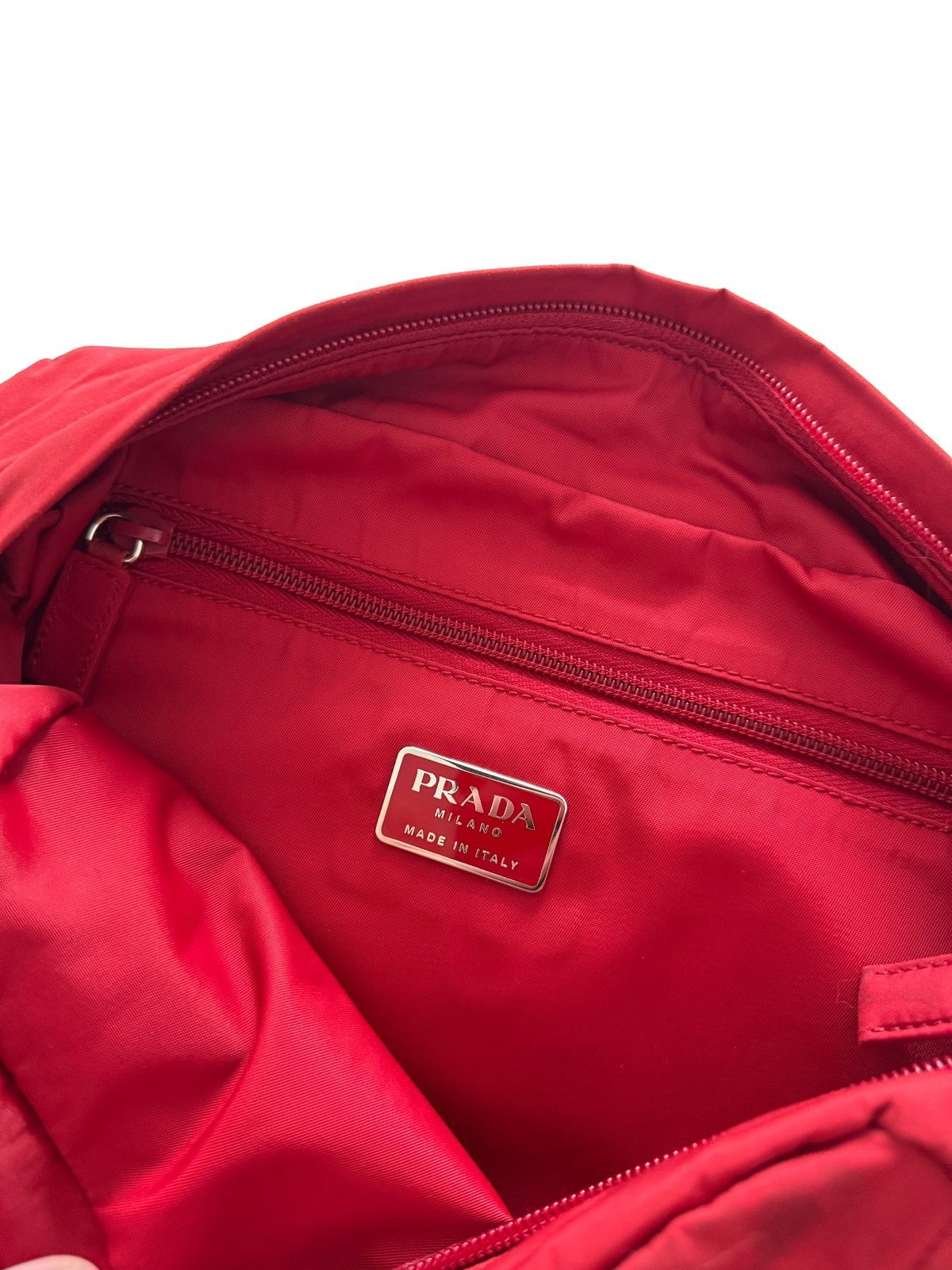 Prada Prada Handbag Red Tab Logo Size ONE SIZE - 10 Thumbnail