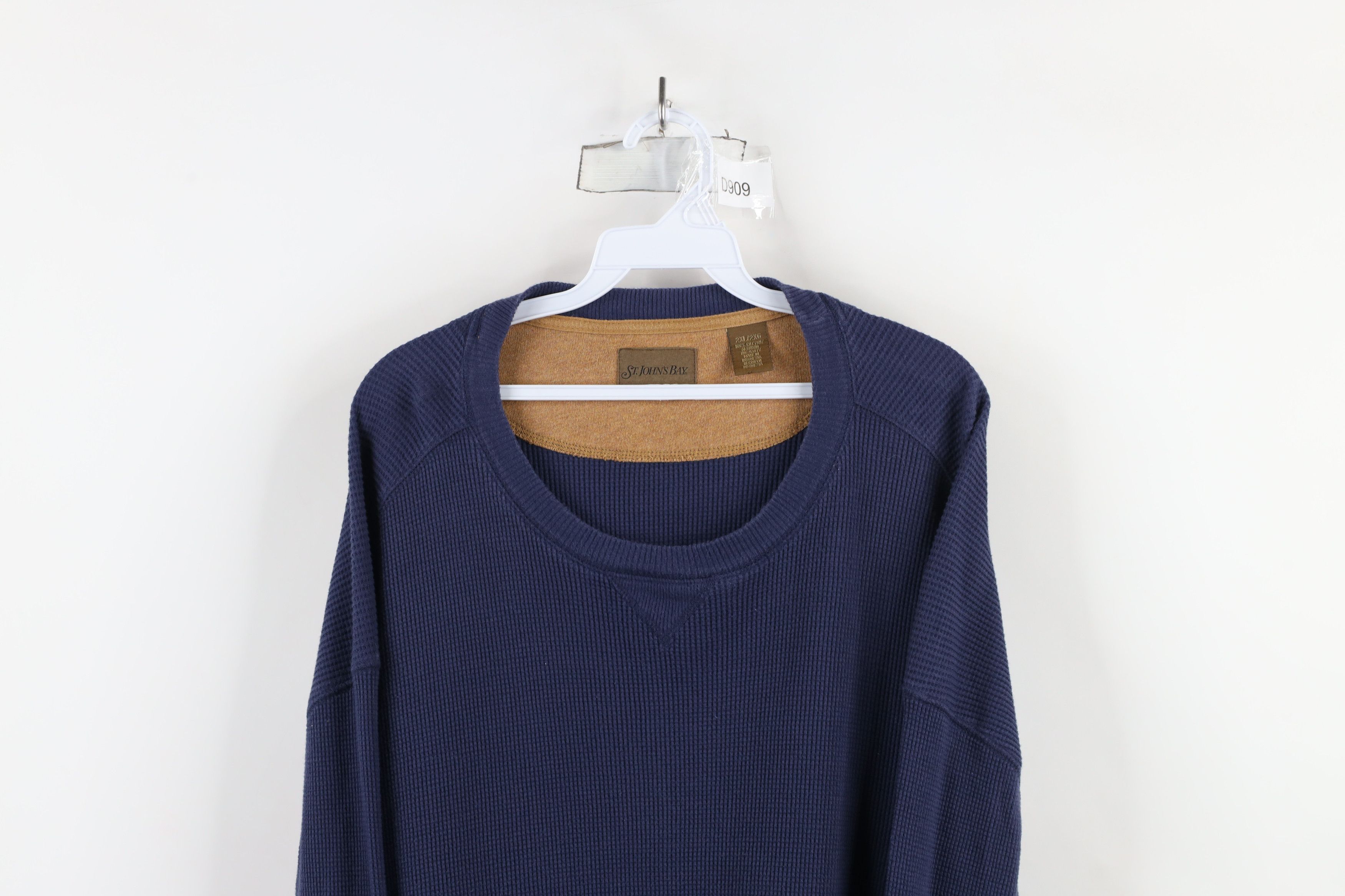 Vintage Vintage 90s Streetwear Waffle Knit Long Sleeve T-Shirt Size US XXL / EU 58 / 5 - 2 Thumbnail