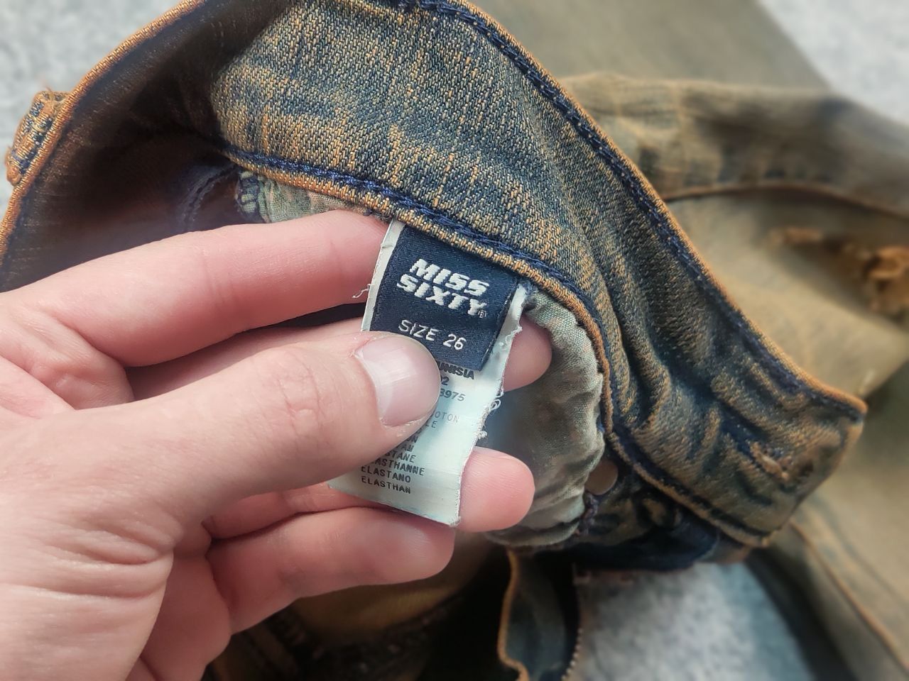 Miss Sixty Miss Sixty ex love Y2K Bootcut LGB If Six Was Nine Jeans Size 26" / US 2 / IT 38 - 19 Thumbnail