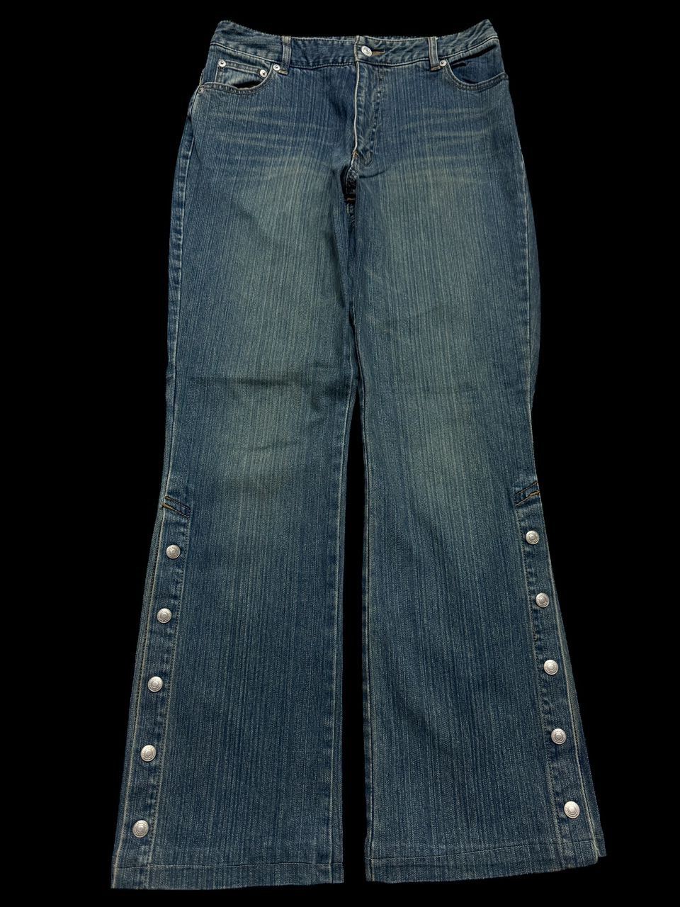 Vintage Rare Flared 🇯🇵 LiveClaire Bootcut Hidden Snapbutton Leg Size US 29 - 2 Thumbnail