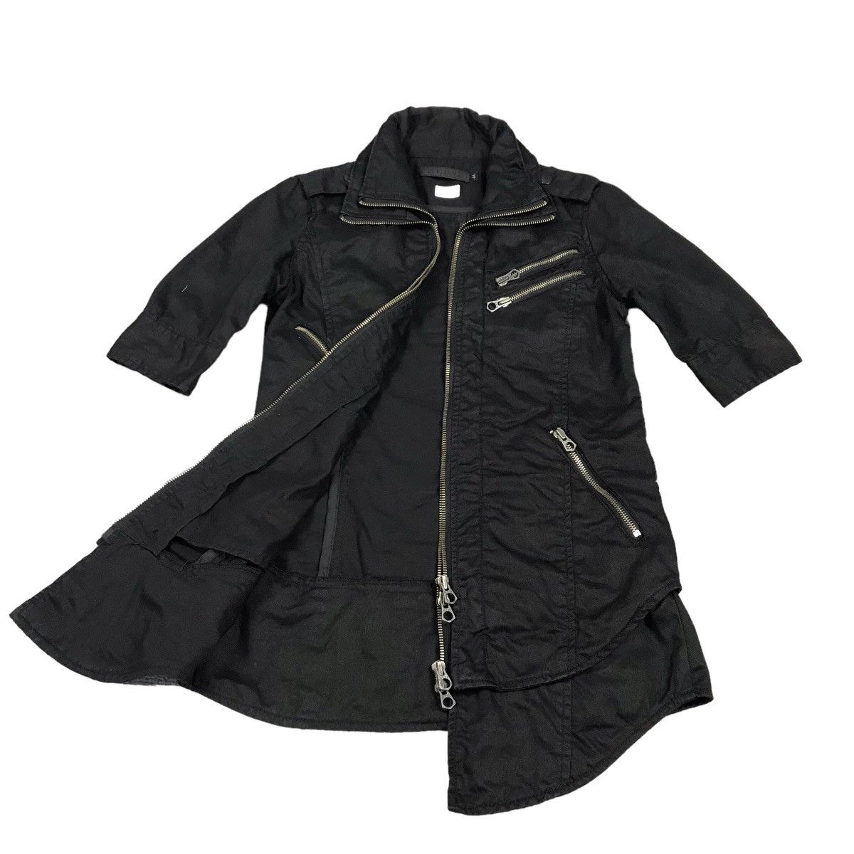 GOSTAR DE FUGA FUGA JAPAN DOUBLE ZIPPER PUNK SUPER BLACK JACKET Size US S / EU 44-46 / 1 - 1 Thumbnail