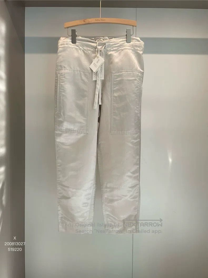 Brunello Cucinelli Brunello Cucinelli Off White Linen Cotton Trousers Size 27" / US 4 / IT 40 - 1 Thumbnail
