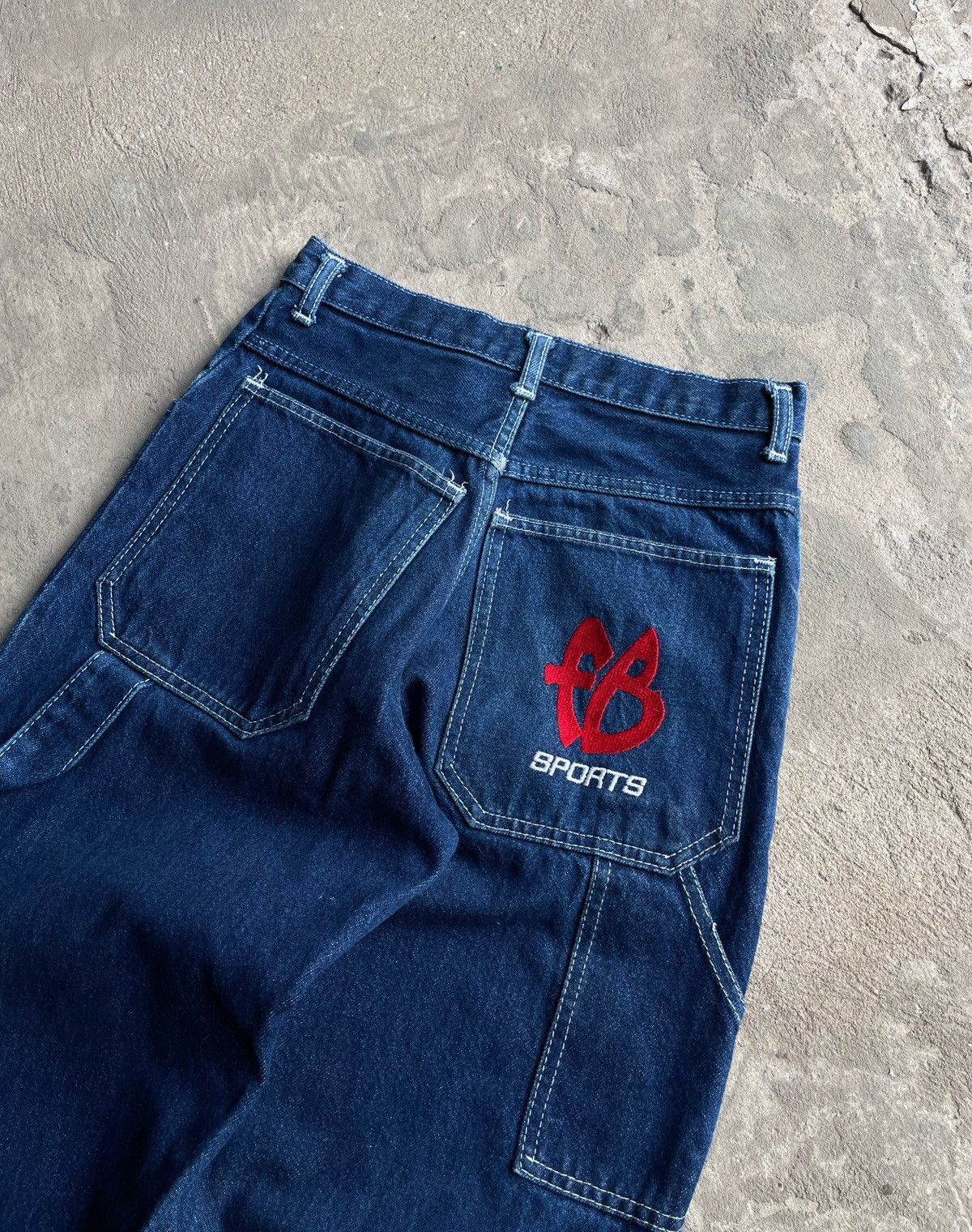 Fubu × Vintage Vintage FUBU Rap Hip Hop Carpenter Jeans Y2K Size US 27 - 6 Thumbnail
