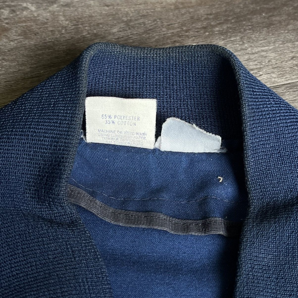 Vintage Vintage 1980s Unitog Navy Work Bomber Zip Up Jacket Blank Size US L / EU 52-54 / 3 - 8 Thumbnail