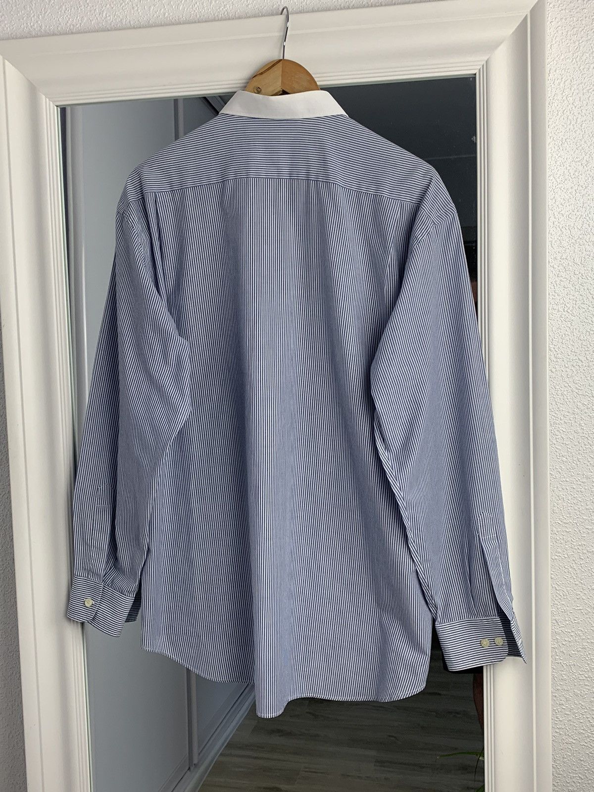 Balmain Balmain Stripped Shirt Vintage Balmain Shirt Button Ups 42/4 Size US XL / EU 56 / 4 - 11 Thumbnail