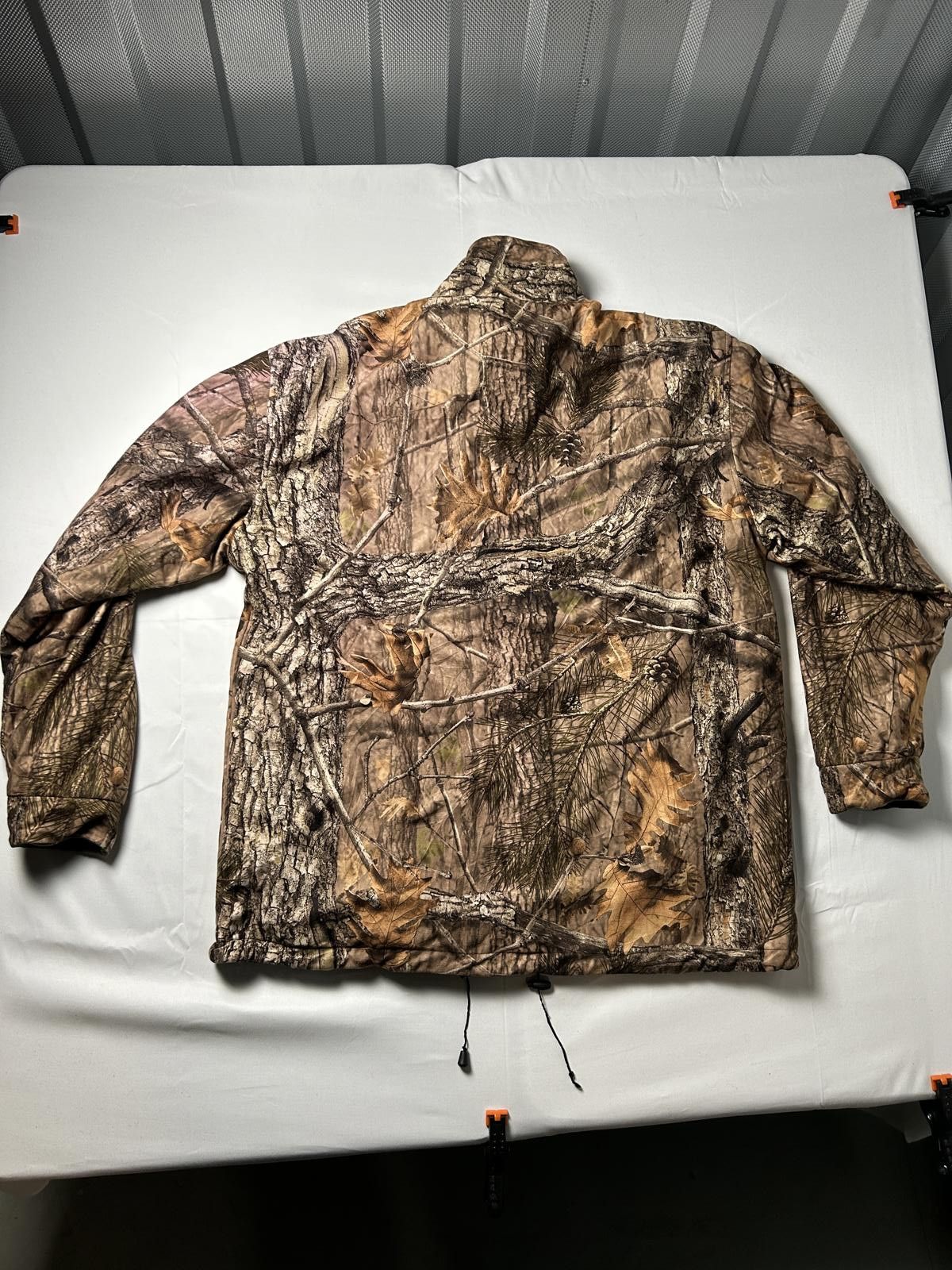 Realtree Reversible Khaki Fleece & RealTree Camo Track Jacket Hunting Size US XL / EU 56 / 4 - 6 Thumbnail