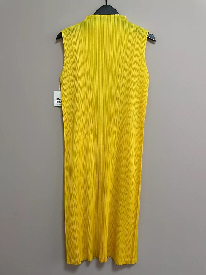 Issey Miyake Issey Miyake Yellow pleated skirt Size M / US 6-8 / IT 42-44 - 3 Thumbnail