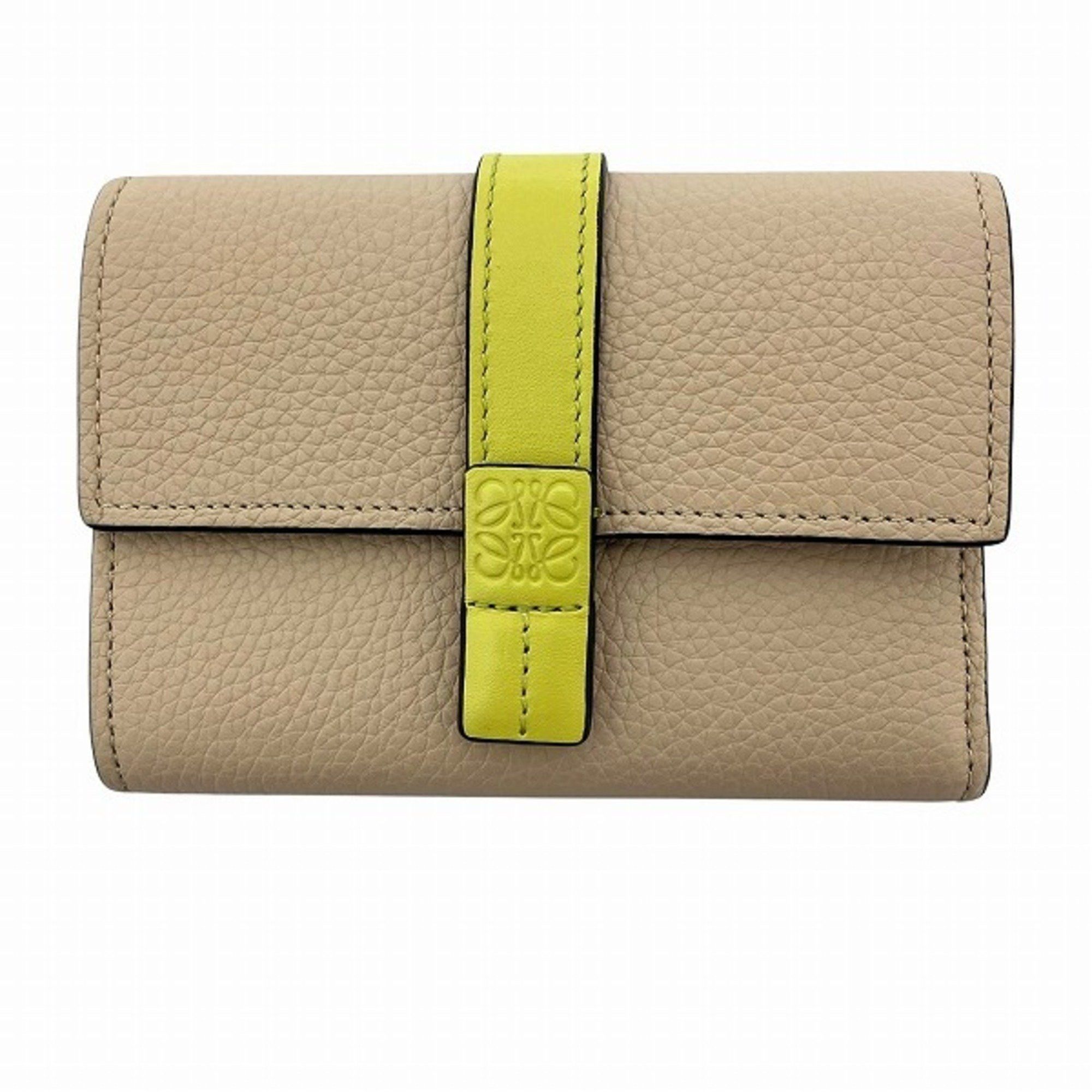 LOEWE Vertical Wallet C660S86X01 Small Compact Tri-fold for Women