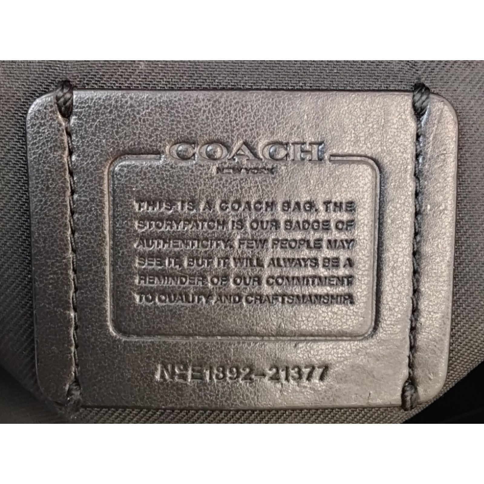 Coach Coach Dufflette Crossbody Bag Black Leather Purse 21377 Size ONE SIZE - 14 Thumbnail