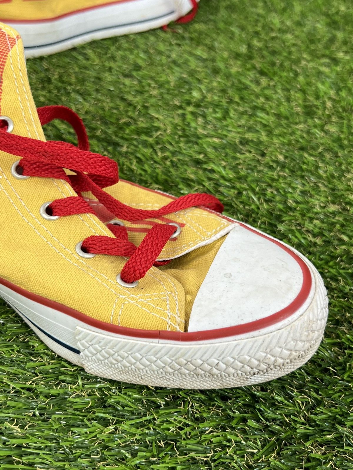 DHL Y2k Dhl Converse Sneakers Shoes Printed Y2k Hype Streetwear Size US 6 / EU 39 - 3 Thumbnail