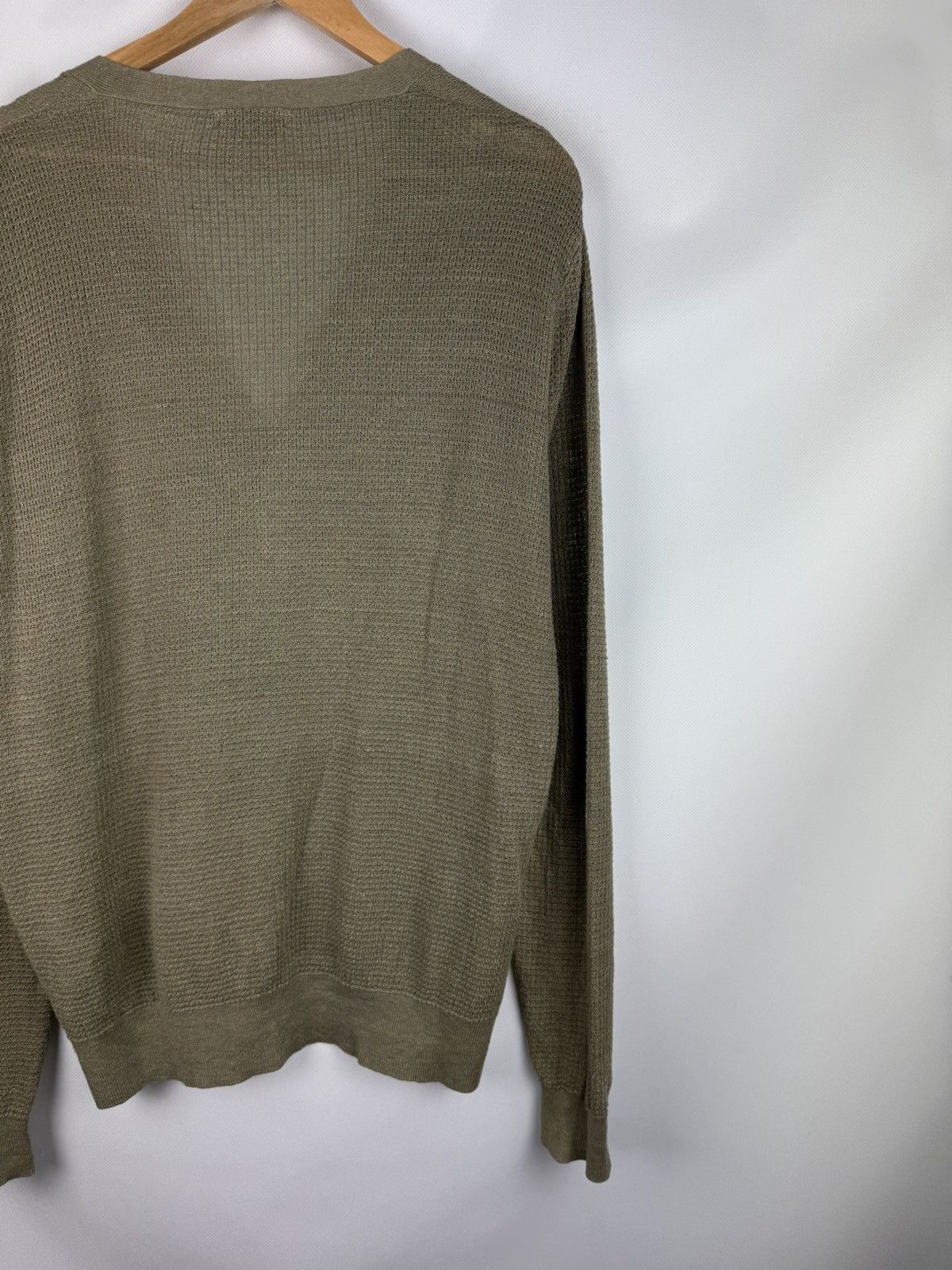 Suitsupply Suitsupply Men’s Linen Button Front Knitted Cardigan Sweater Size US XL / EU 56 / 4 - 16 Thumbnail