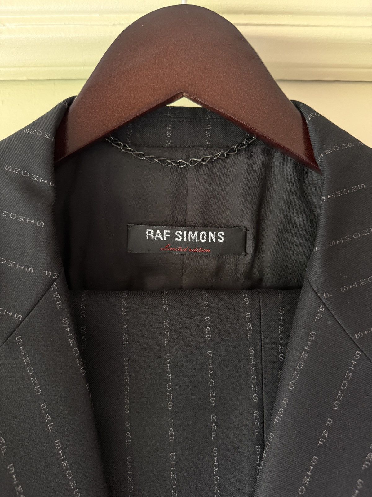 Raf Simons Pinstripe Limited Edition Suit Size 46R - 3 Thumbnail