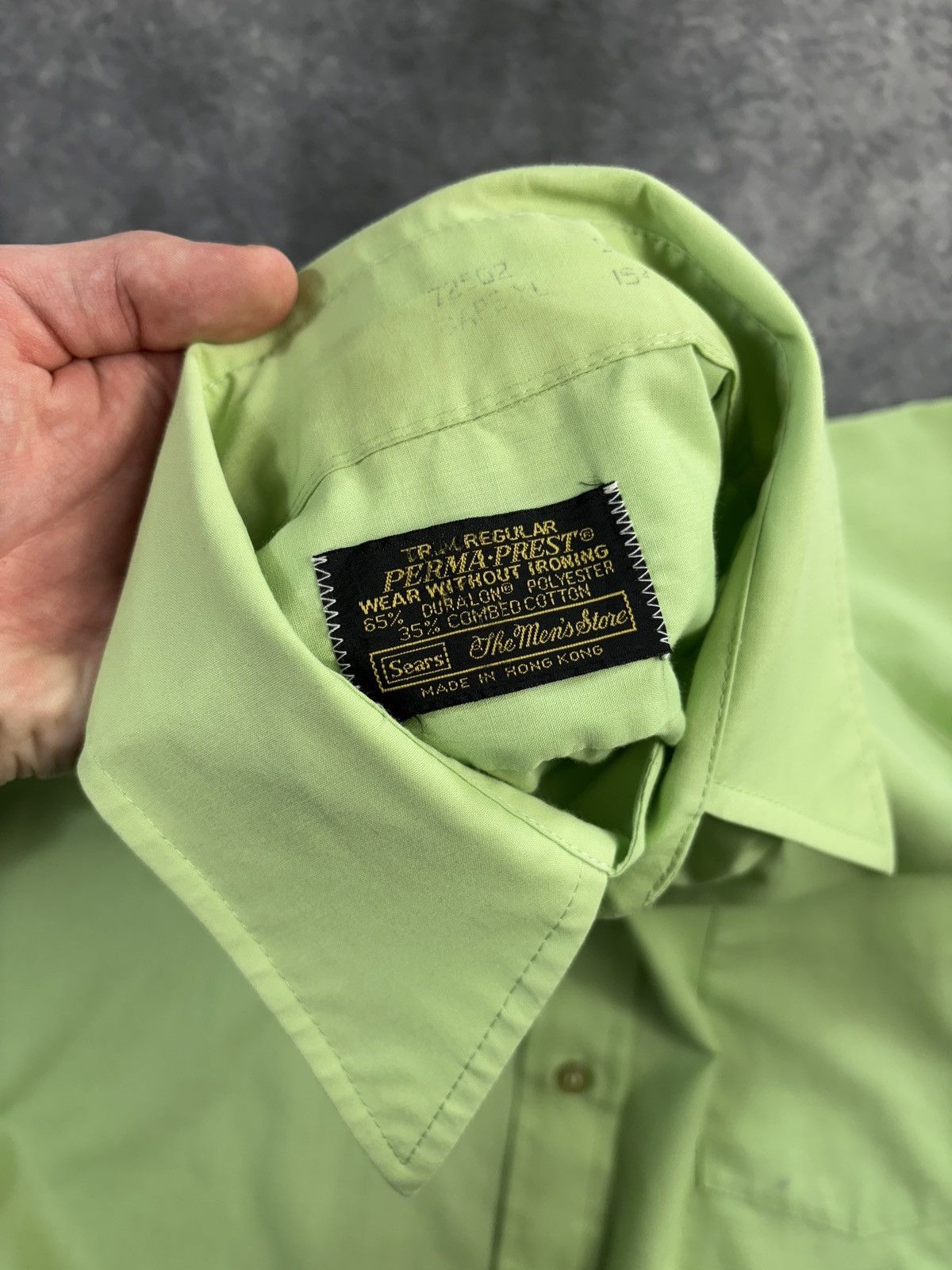 Sears 1970s Vintage Sears Shortsleeve Bowling Work Shirt 60s Size US S / EU 44-46 / 1 - 5 Thumbnail