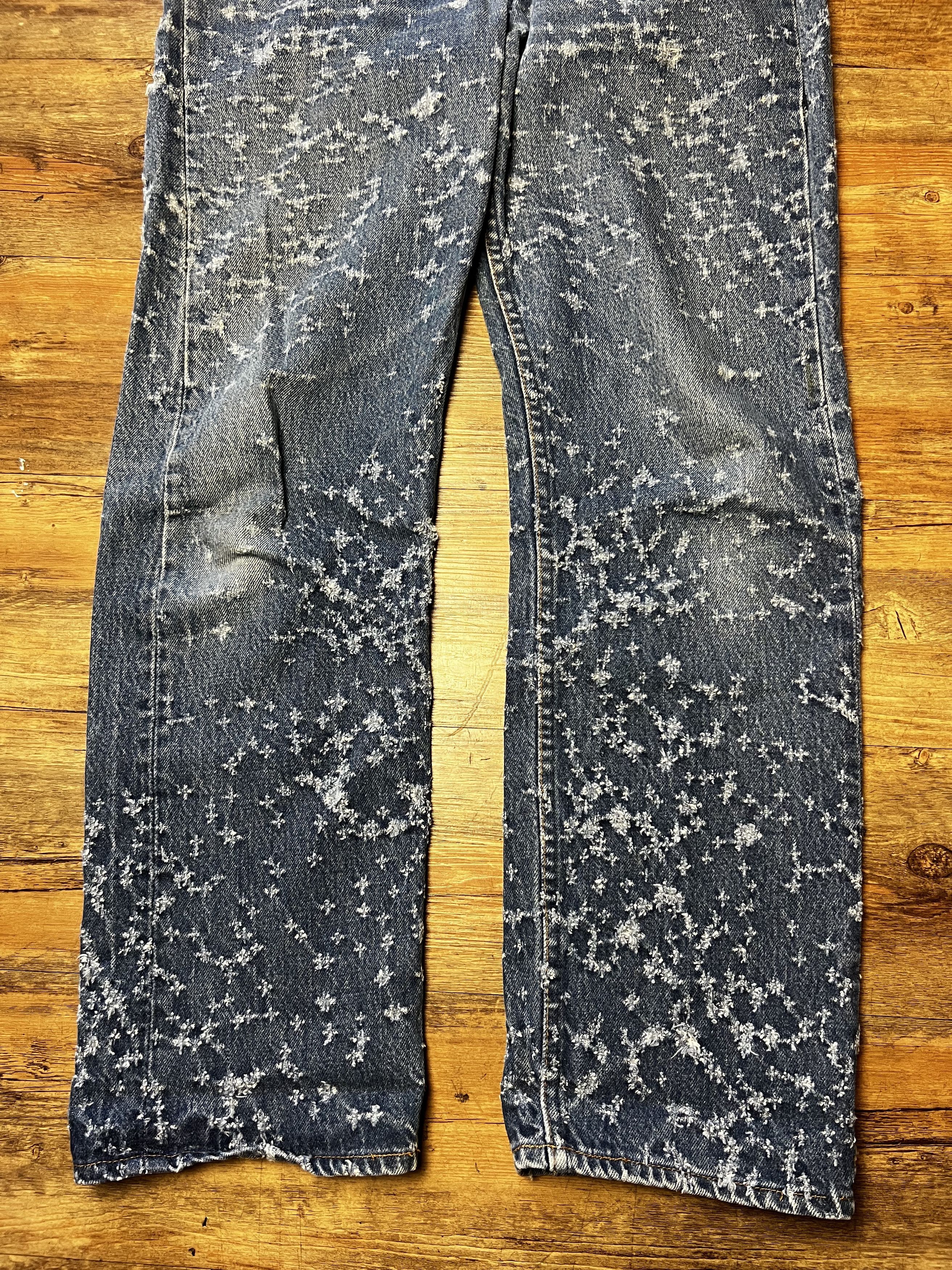 Levi's Vintage Clothing Vintage 501 Levi's Buckshot Denim Blue Jeans Size US 31 - 4 Thumbnail