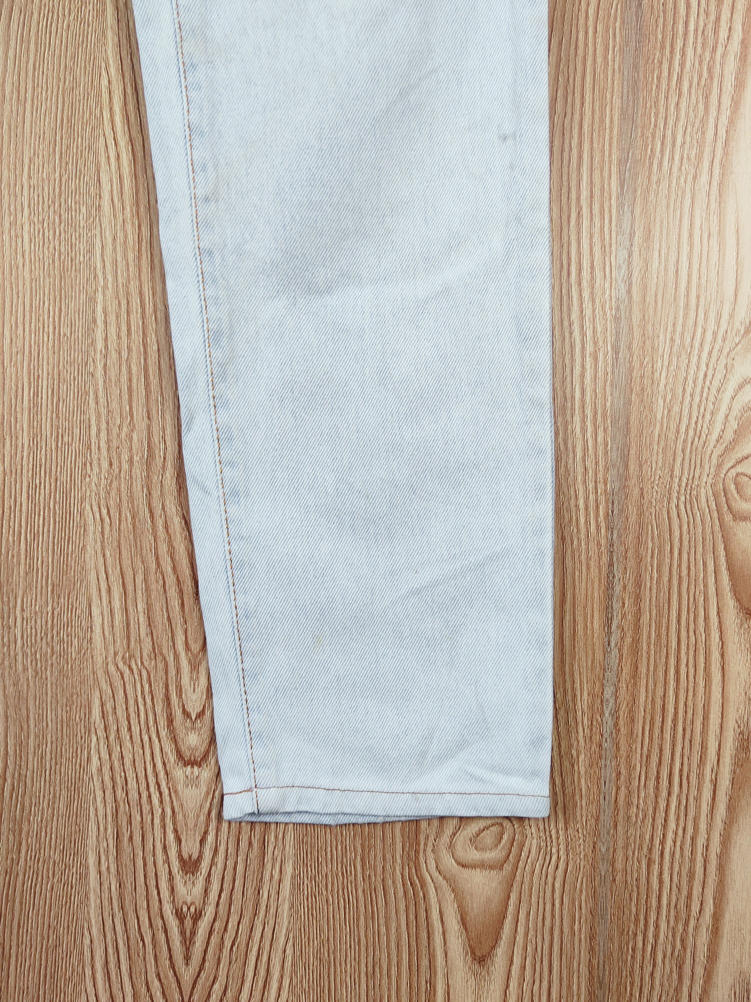 Edwin × Vintage Vintage 💥 Edwin Light Blue Distressed Ripped Jeans Size 28" / US 6 / IT 42 - 8 Thumbnail