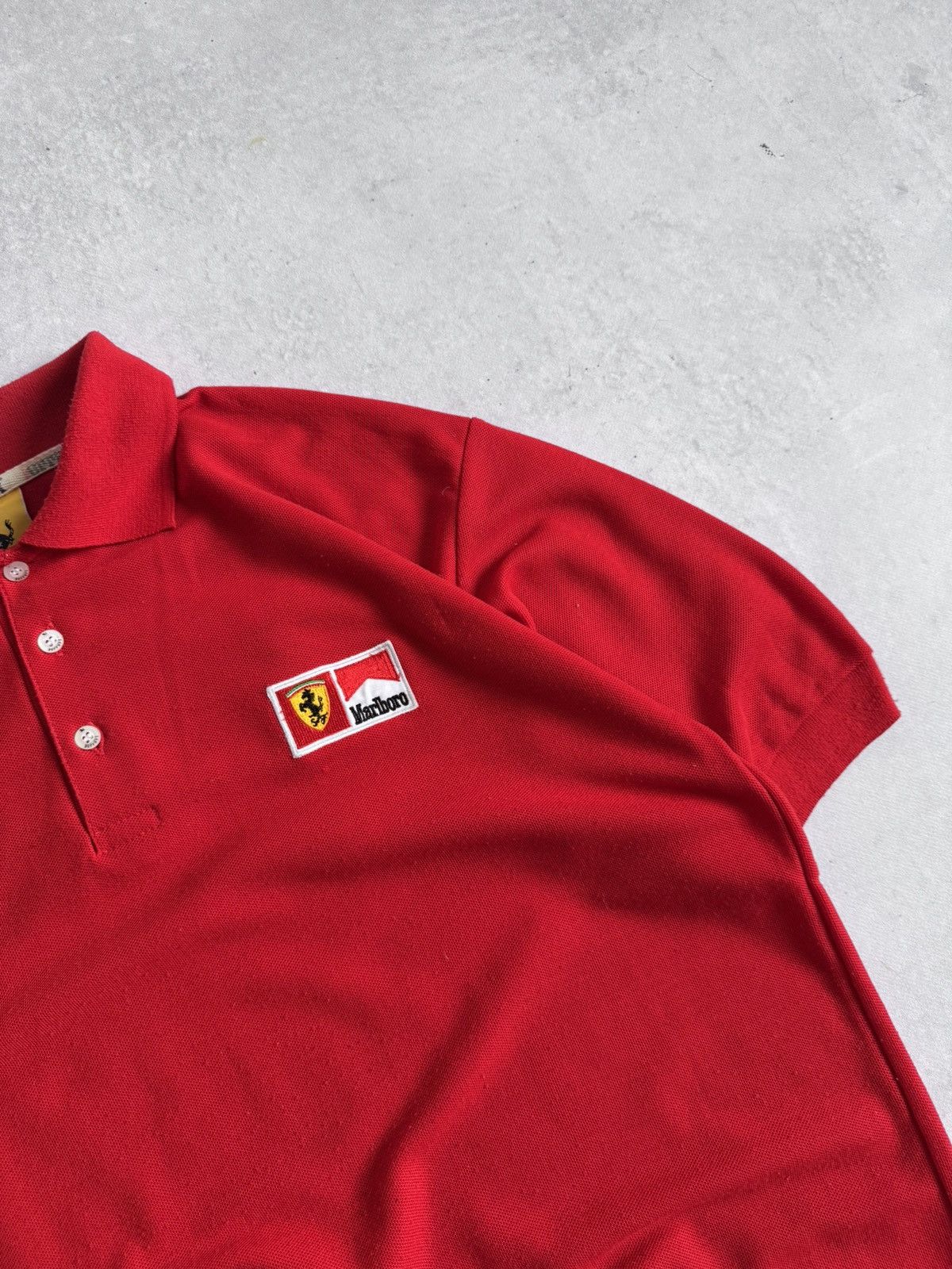 Ferrari Vintage Ferrari Formula F1 Vodafone&Shell Racing Polo Y2K Size US L / EU 52-54 / 3 - 5 Thumbnail