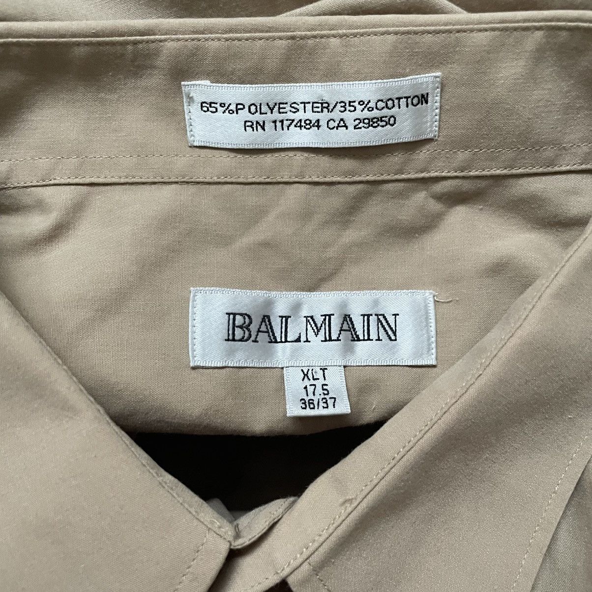 Balmain Vintage Balmain Baggy Button Up Size US XL / EU 56 / 4 - 2 Thumbnail
