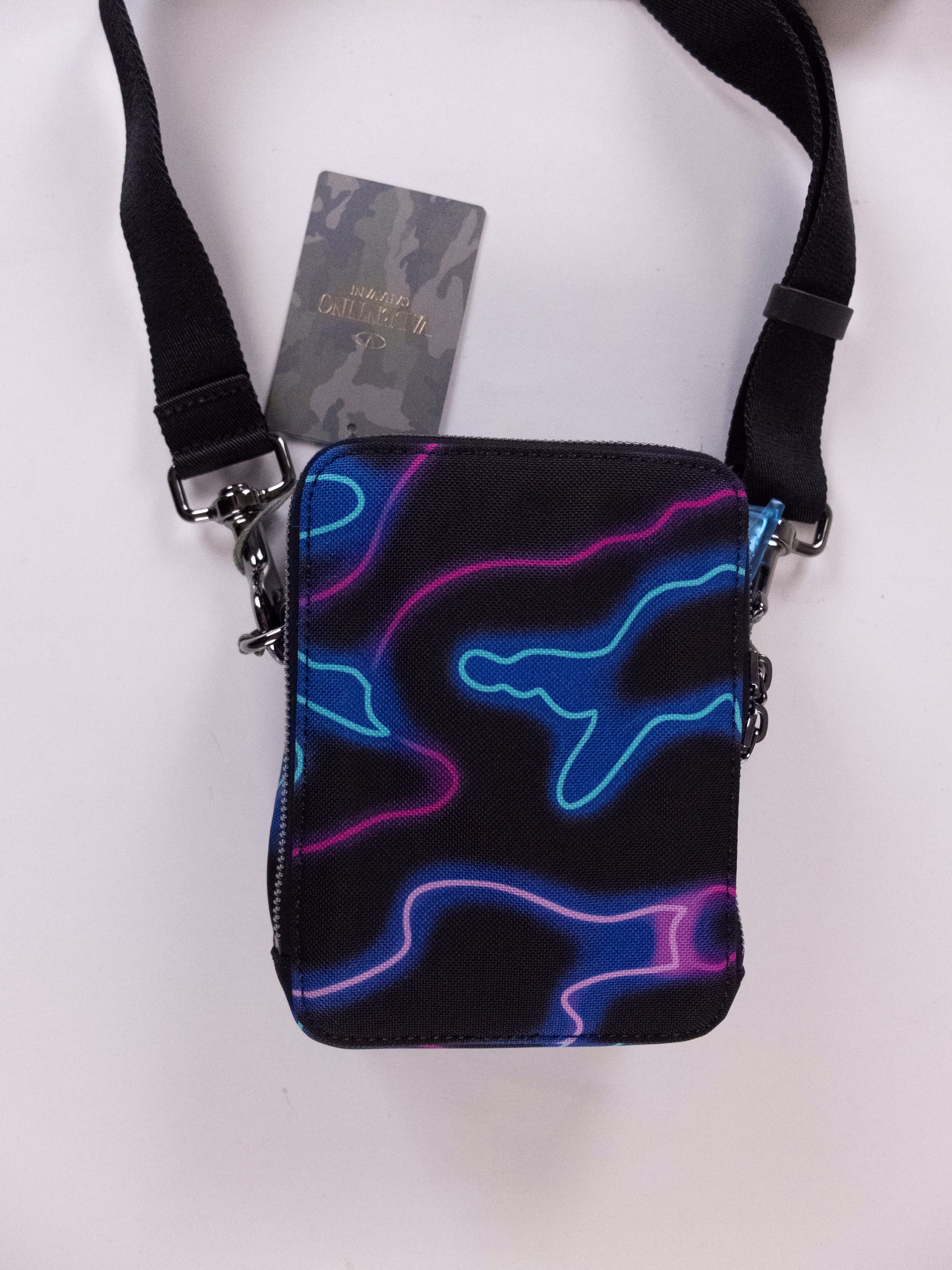 Valentino VALENTINO Garavani VLTN neon camo small canvas crossbody bag Size ONE SIZE - 10 Thumbnail
