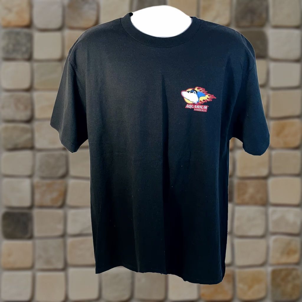Doublet Aquarium Nashville Shark Logo Double Sided T-shirt Black XL Men's Short Sleeve Crew Neck Graphic Tee Shark Logo Size US XL / EU 56 / 4 - 1 Thumbnail