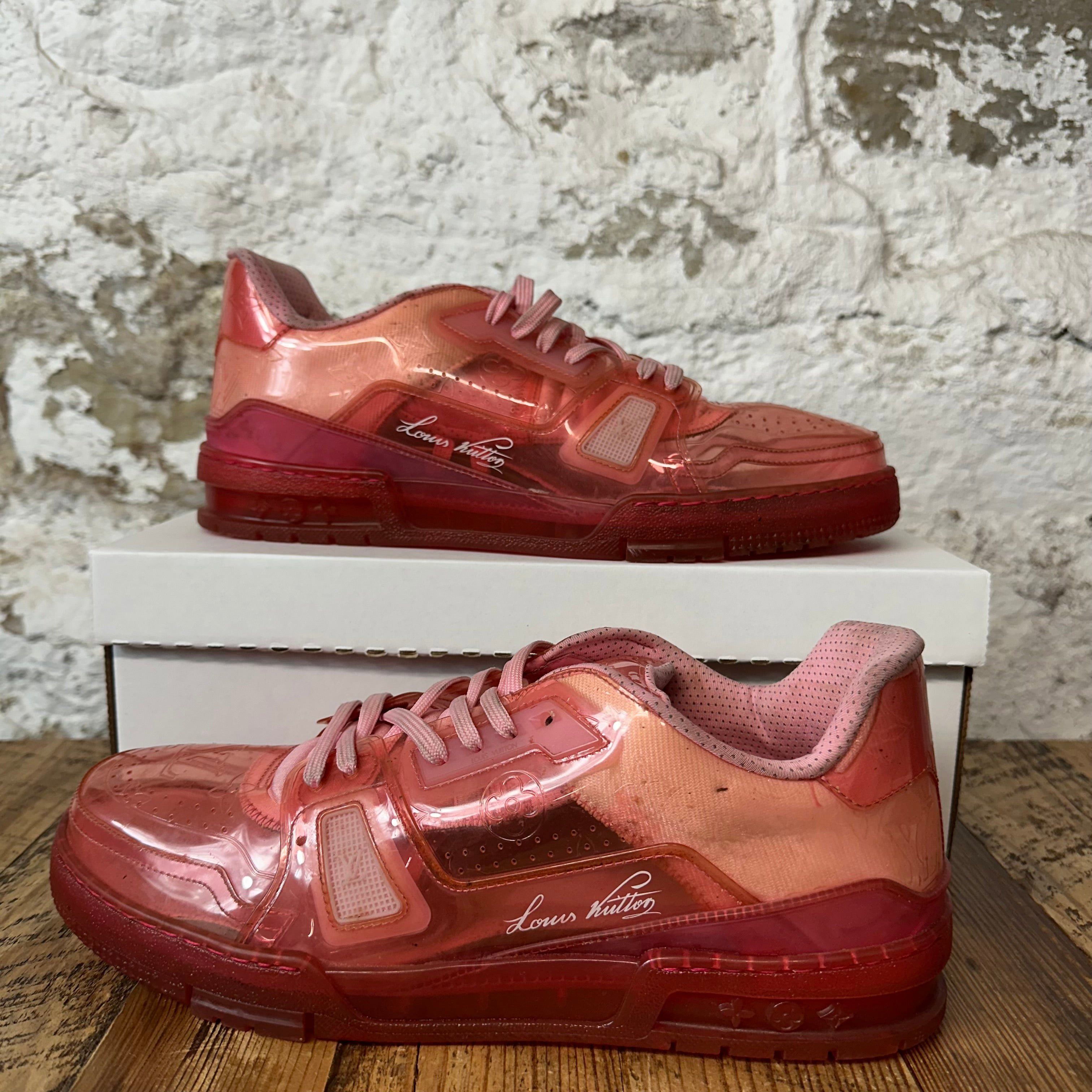 Louis Vuitton Louis Vuitton Transparent Pink Trainer Sz 11.5 (10LV) Size US 11.5 / EU 44-45 - 1 Thumbnail