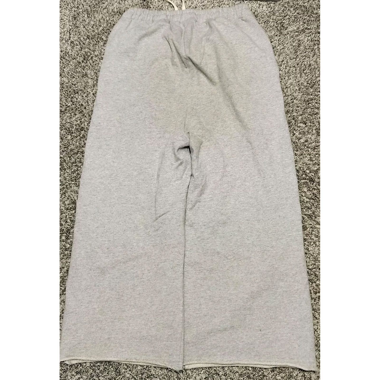 Vintage VINTAGE Smock Pants Wide-Leg Drawstring Cargo Jogger Size L LA California Mens Regular 32 in Gray Hip Hop Size US 33 - 2 Thumbnail