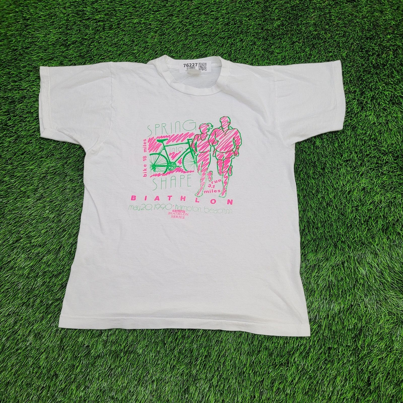 Vintage VTG 90s Hampton Beach Bike Run Marathon Shirt XS/S 18x23 Size US S / EU 44-46 / 1 - 1 Thumbnail