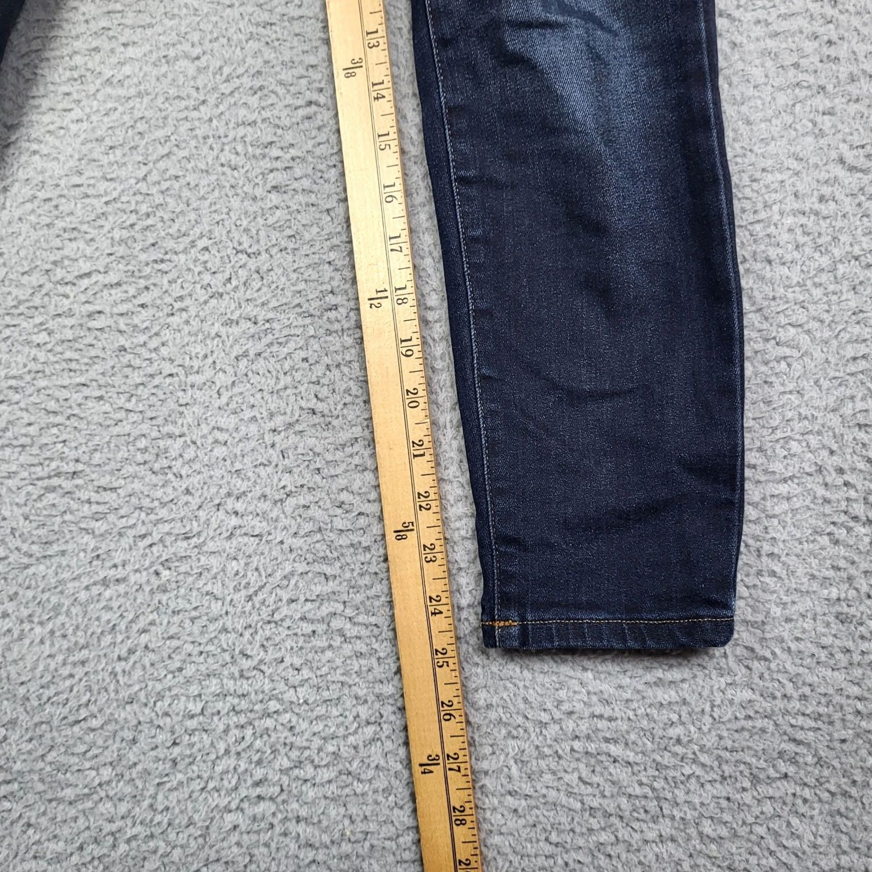 Everlane Everlane Jeans The High Rise Skinny Jean Ankle blue Size 26 Denim Cotton/spandex Regular Dark blue Womens Boys? Size 26" / US 2 / IT 38 - 6 Thumbnail