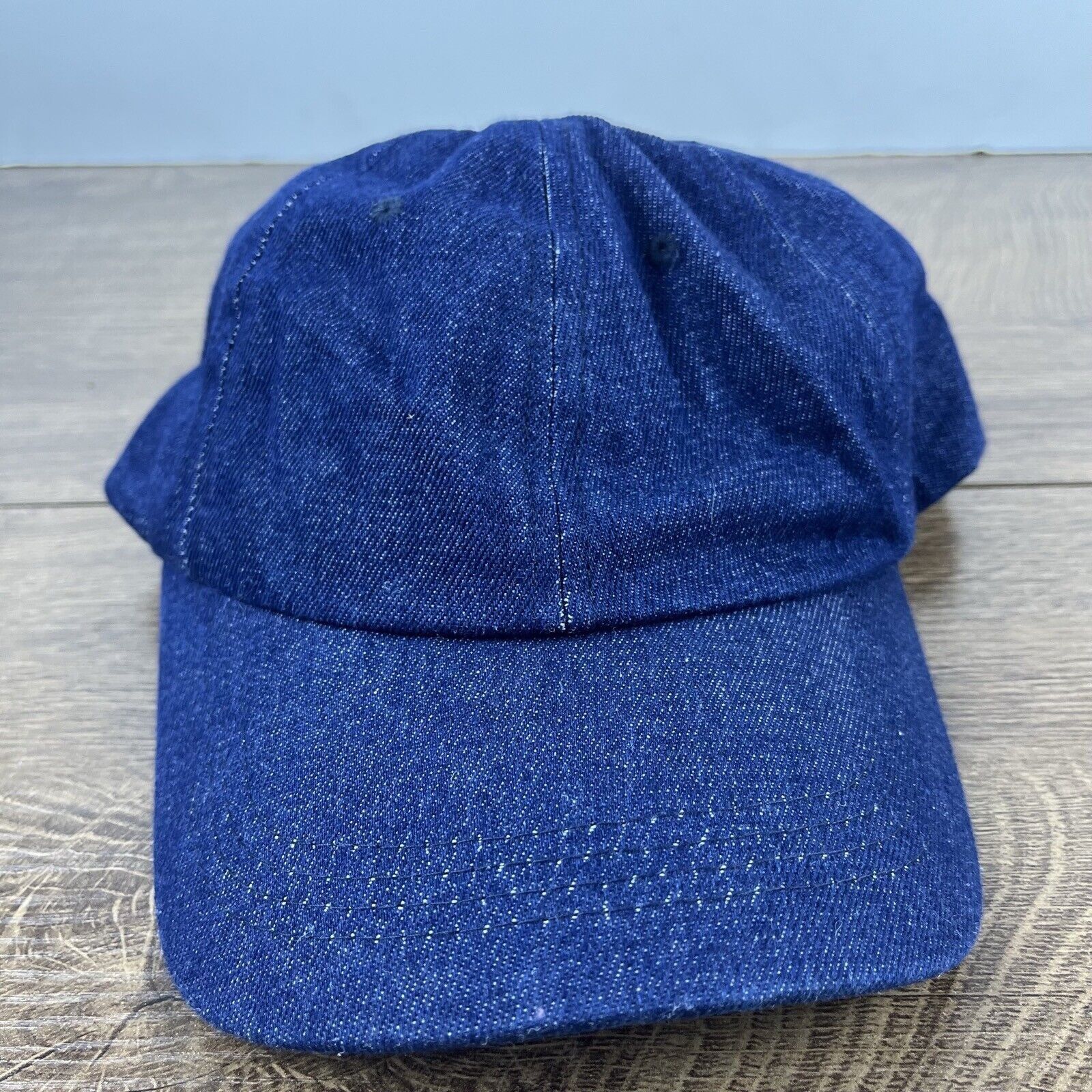 Other Blue Jean Hat Blue Cap Adjustable Blue Adult Size Hat Size ONE SIZE - 2 Thumbnail