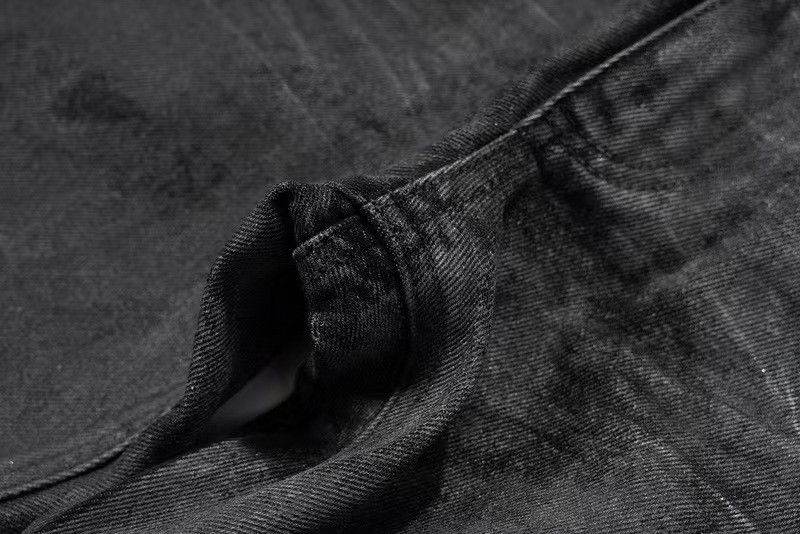 Japanese Brand × Jean High Street Wide Leg Black Micro Flare Jeans Size US 33 - 10 Thumbnail