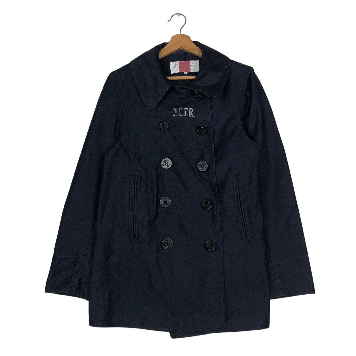 General Research 🔥Vintage Pea Coats Jacket Naval Clothing Factory Research Size US M / EU 48-50 / 2 - 1 Thumbnail