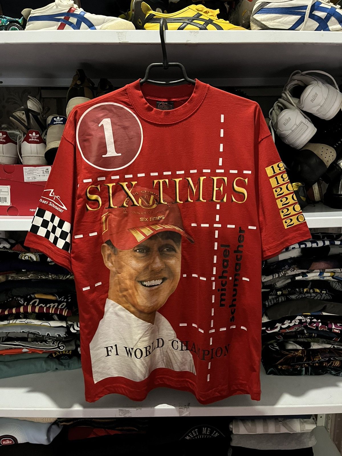 Ferrari Rare Vintage T-shirt Michael Schumacher Y2K Size US L / EU 52-54 / 3 - 2 Thumbnail