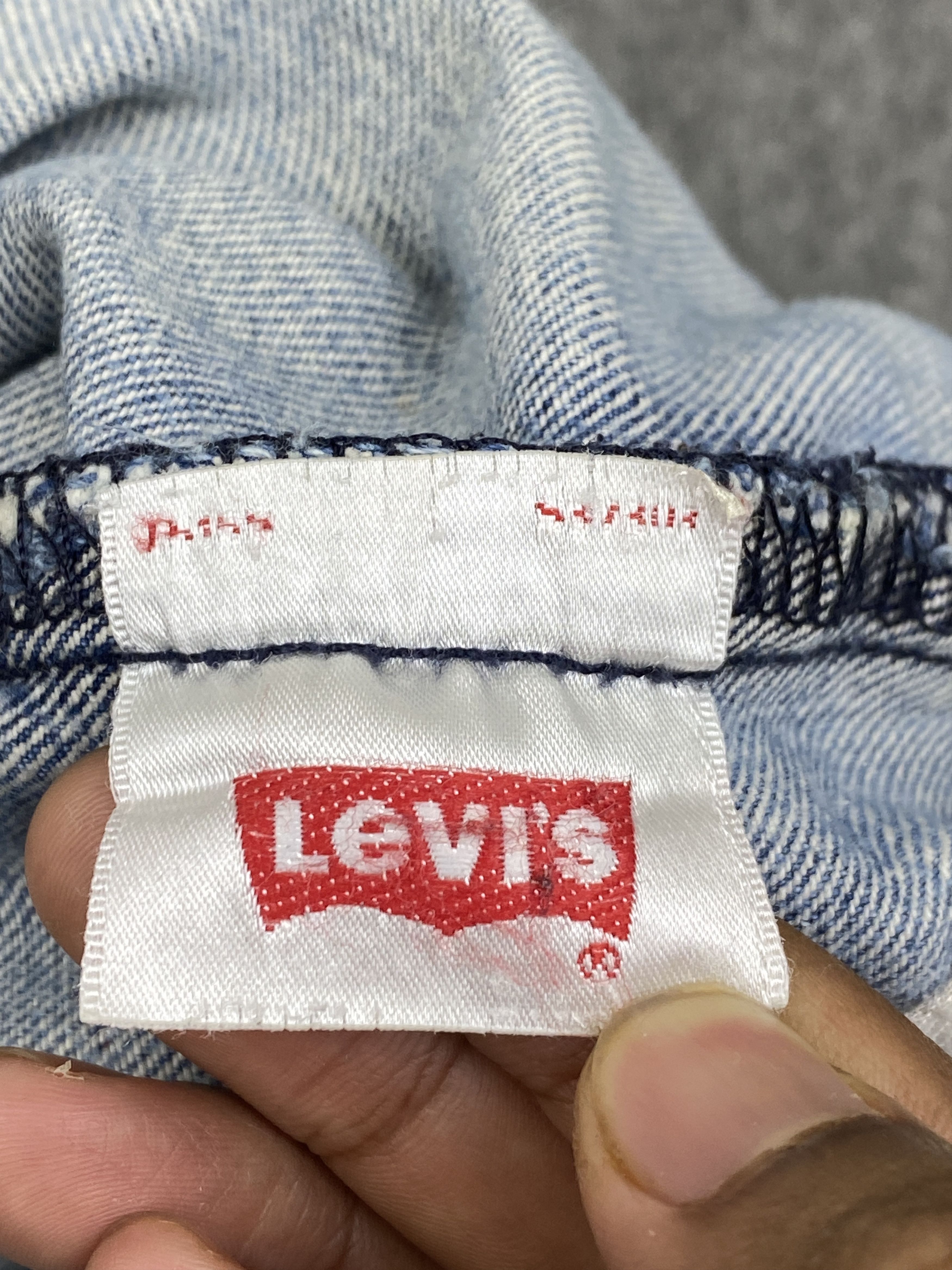 Levi's × Vintage Vintage Levis 501 Distressed Blue Denim Jeans DP2816 Size US 35 - 7 Thumbnail