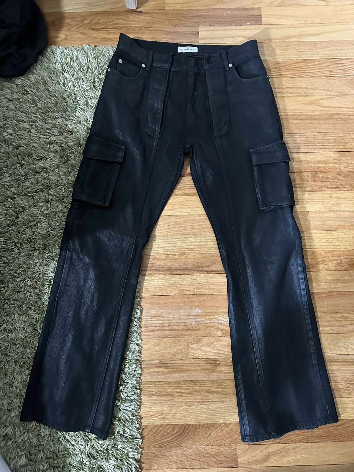 no mass prod フレアデニム S NO MASS PROD Flared jeans