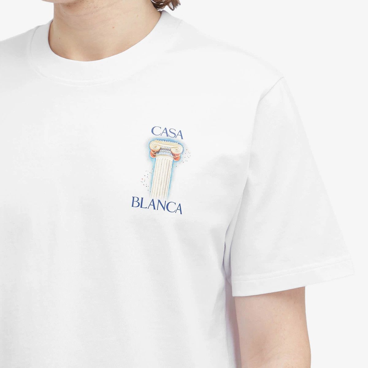 Casablanca o1mle0326 Printed T-Shirt in White Size US M / EU 48-50 / 2 - 4 Thumbnail