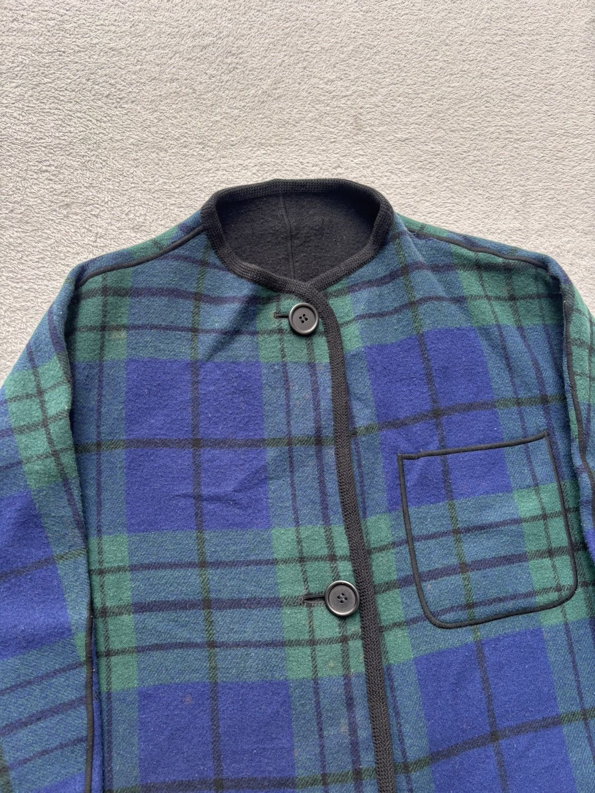 Jean Paul Gaultier 90s Jean Paul Black Watch Tarta Reversible Coat Size US M / EU 48-50 / 2 - 9 Thumbnail