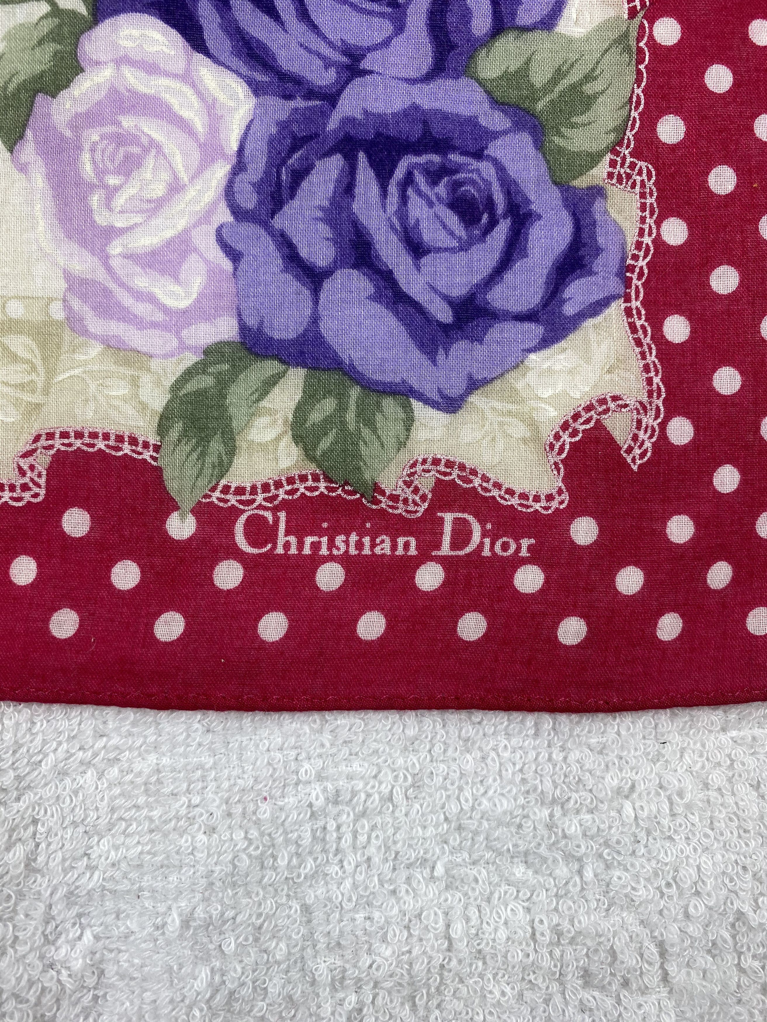 Vintage Christian DIor Handkerchief / Bandana / Neckerchief Size ONE SIZE - 5 Thumbnail