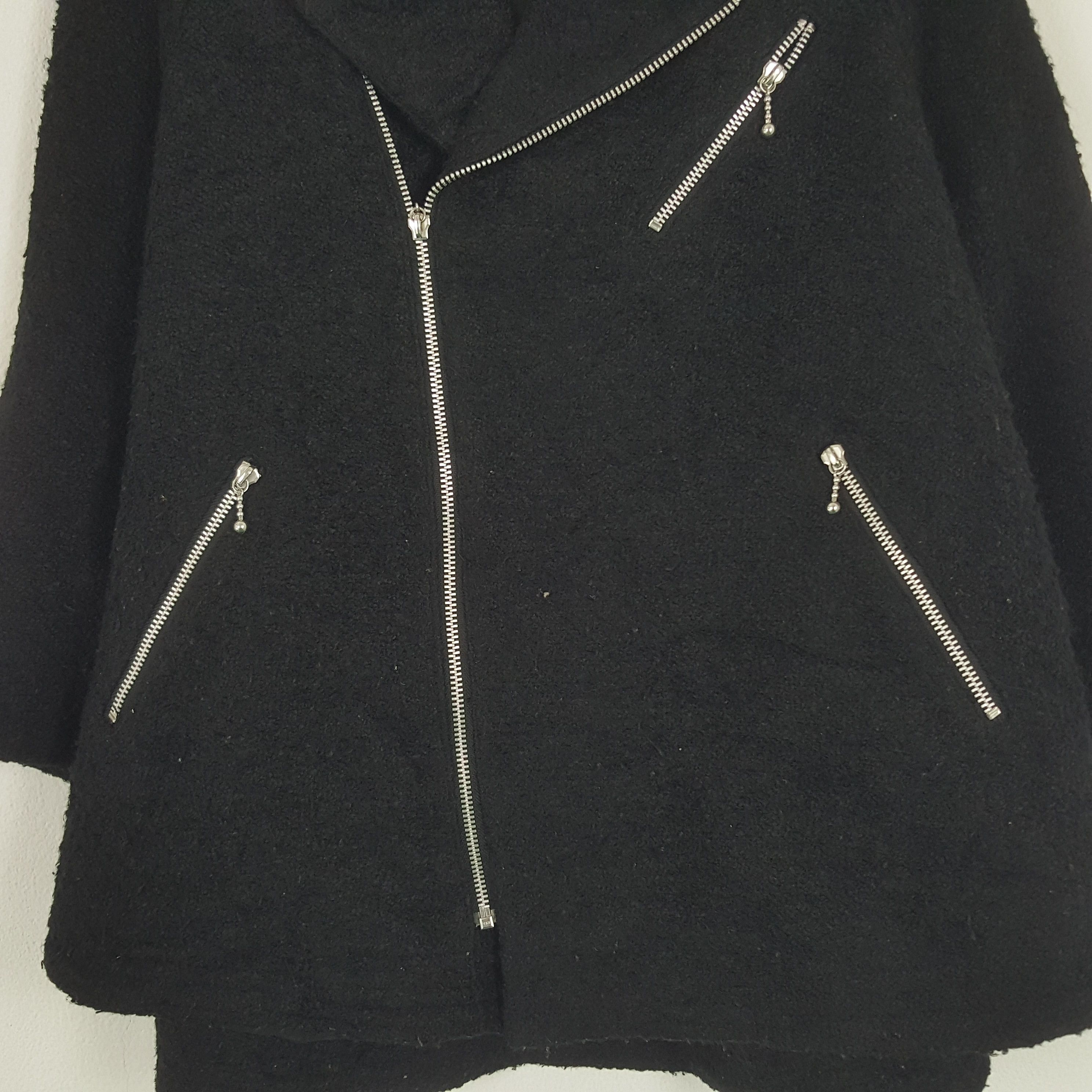 MOUSSY × Vintage Vintage Moussy Japanese Punk Style Wool Zipper Jacket Size US S / EU 44-46 / 1 - 2 Thumbnail