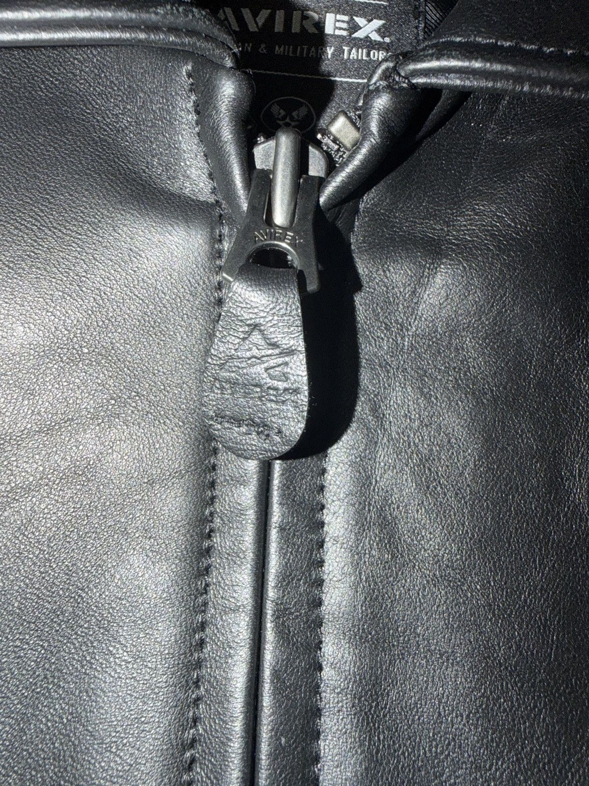 Avirex Avirex black leather jacket Size US S / EU 44-46 / 1 - 6 Thumbnail