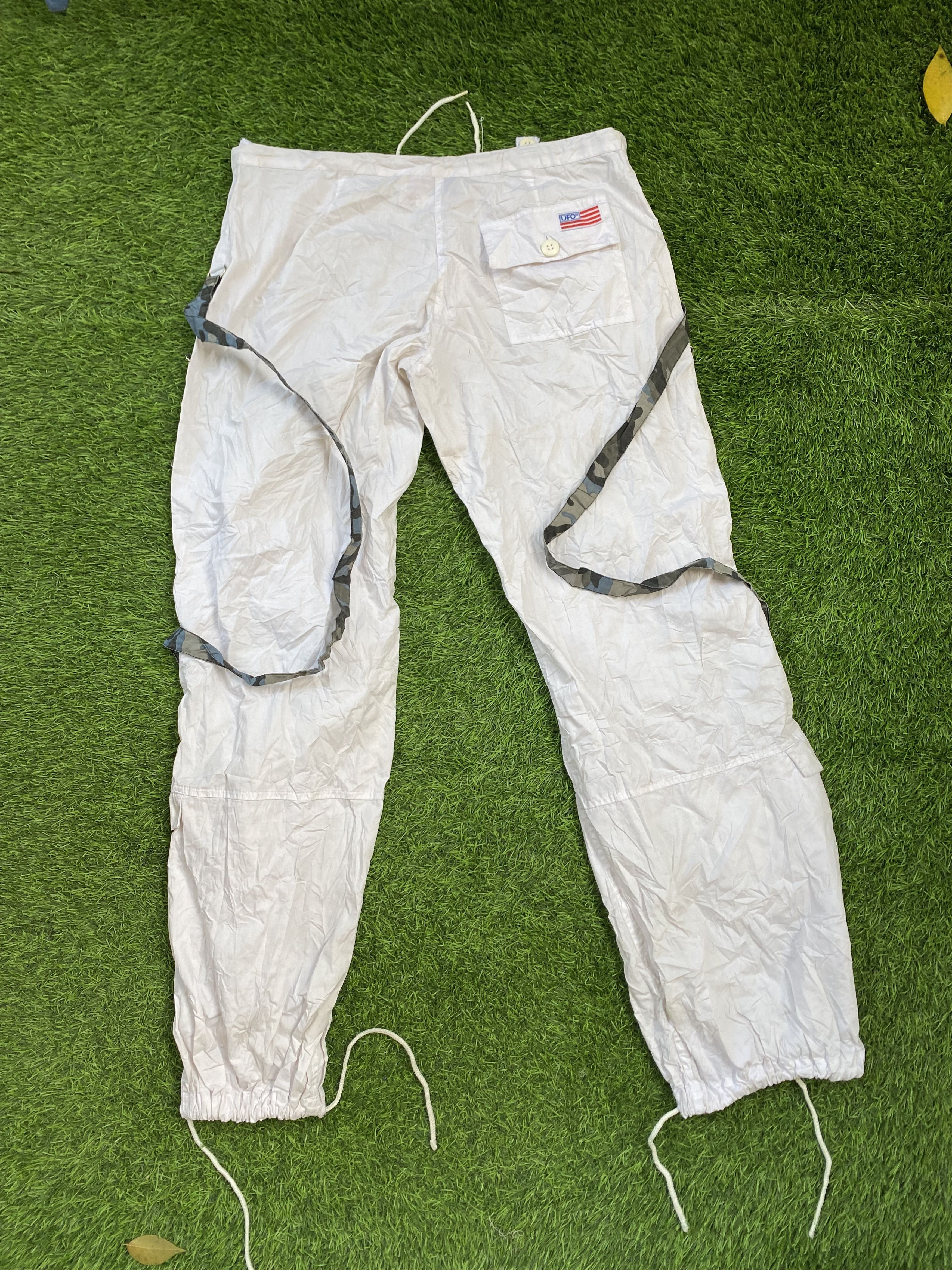 If Six Was Nine Vintage Ufo Cargo Parachute Wide loose fit Pants Size US 35 - 3 Thumbnail