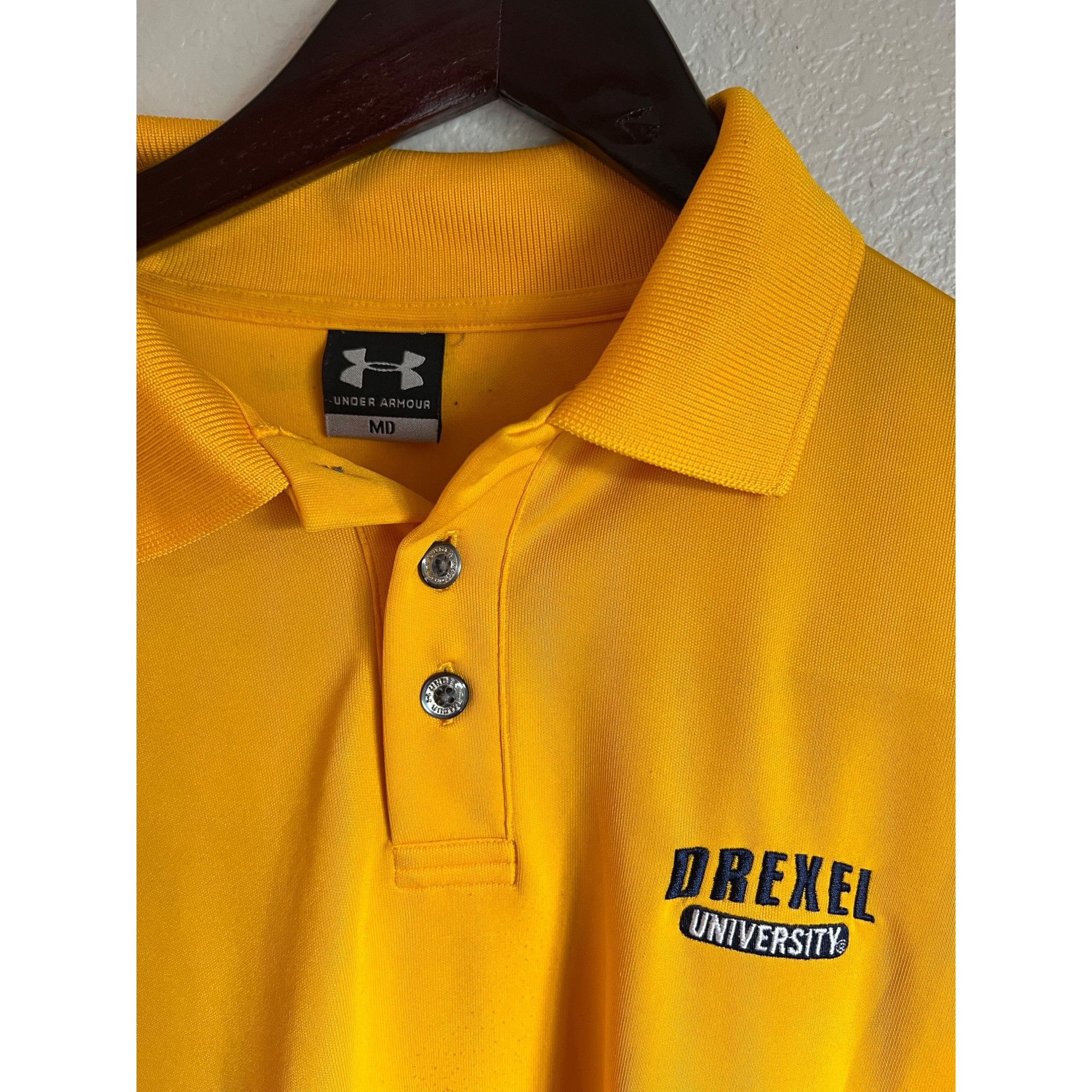 Under Armour Under Armour Drexel Dragons Polo Shirt - Size M Size US M / EU 48-50 / 2 - 3 Thumbnail