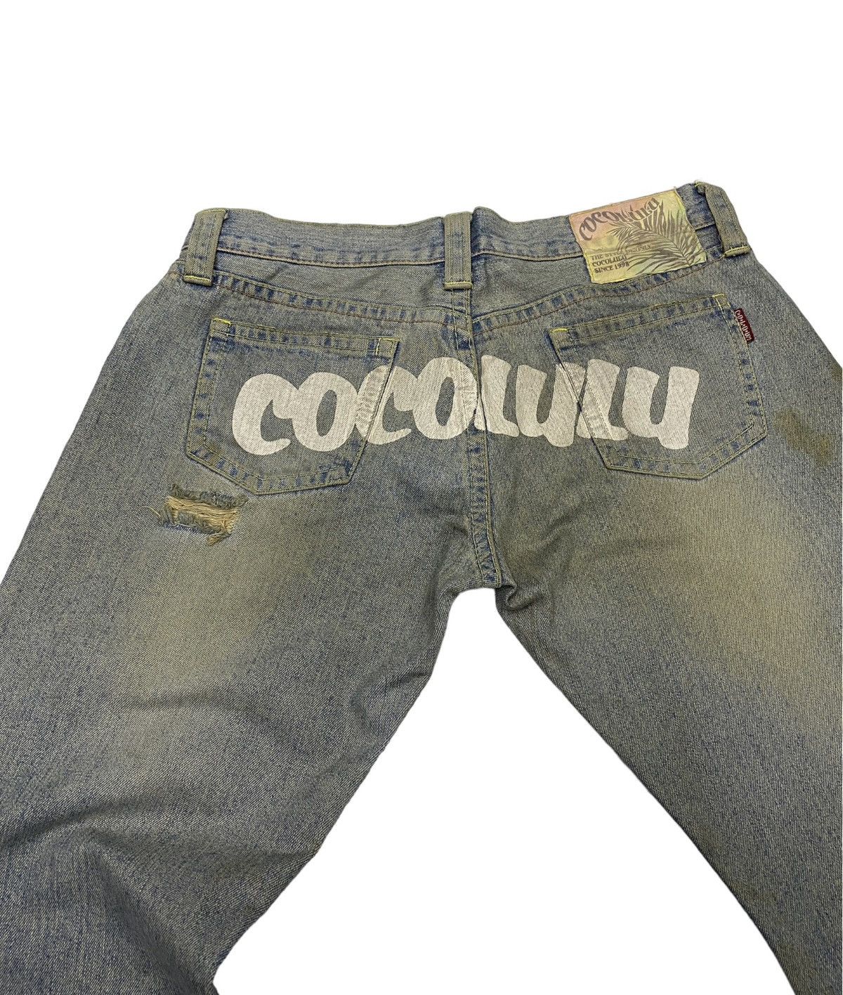 If Six Was Nine BAGGY JEANS DISTRESS MADE COCOLULU RUSTY BAGGY DENIM Size US 34 / EU 50 - 7 Thumbnail