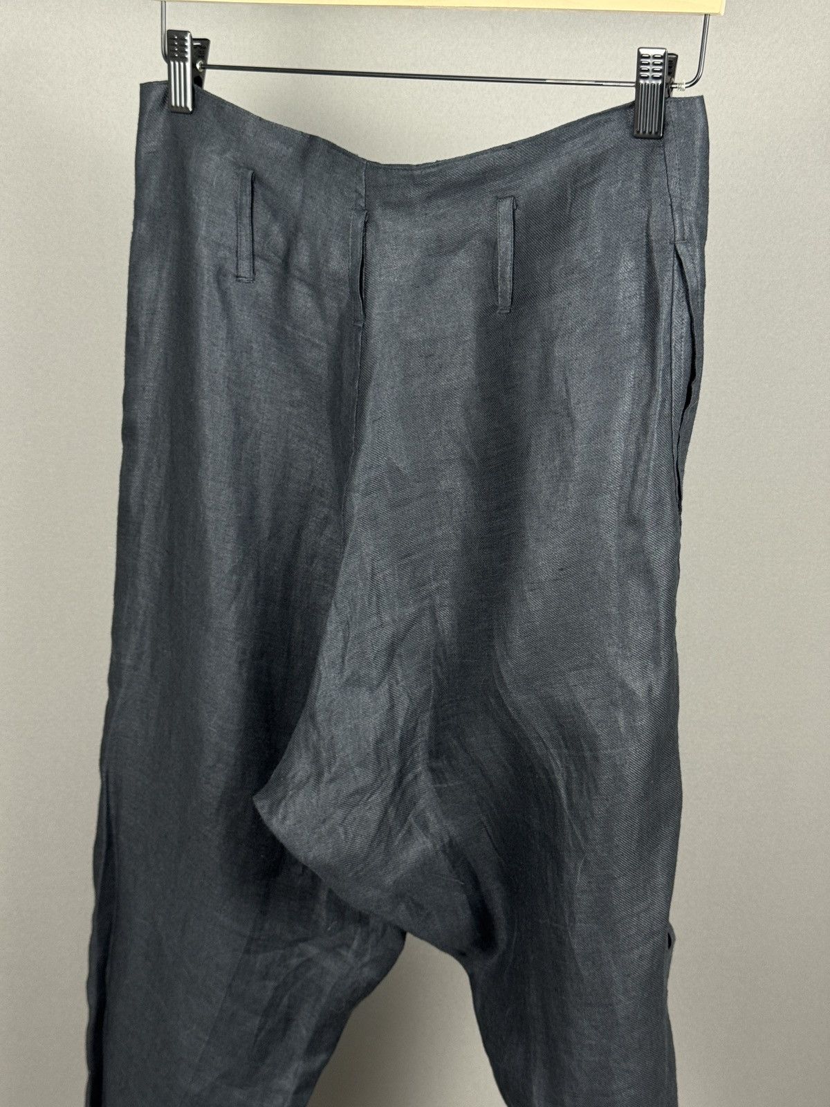 Yohji Yamamoto Vintage Yohji Yamamoto lino pants Size US 29 - 4 Thumbnail