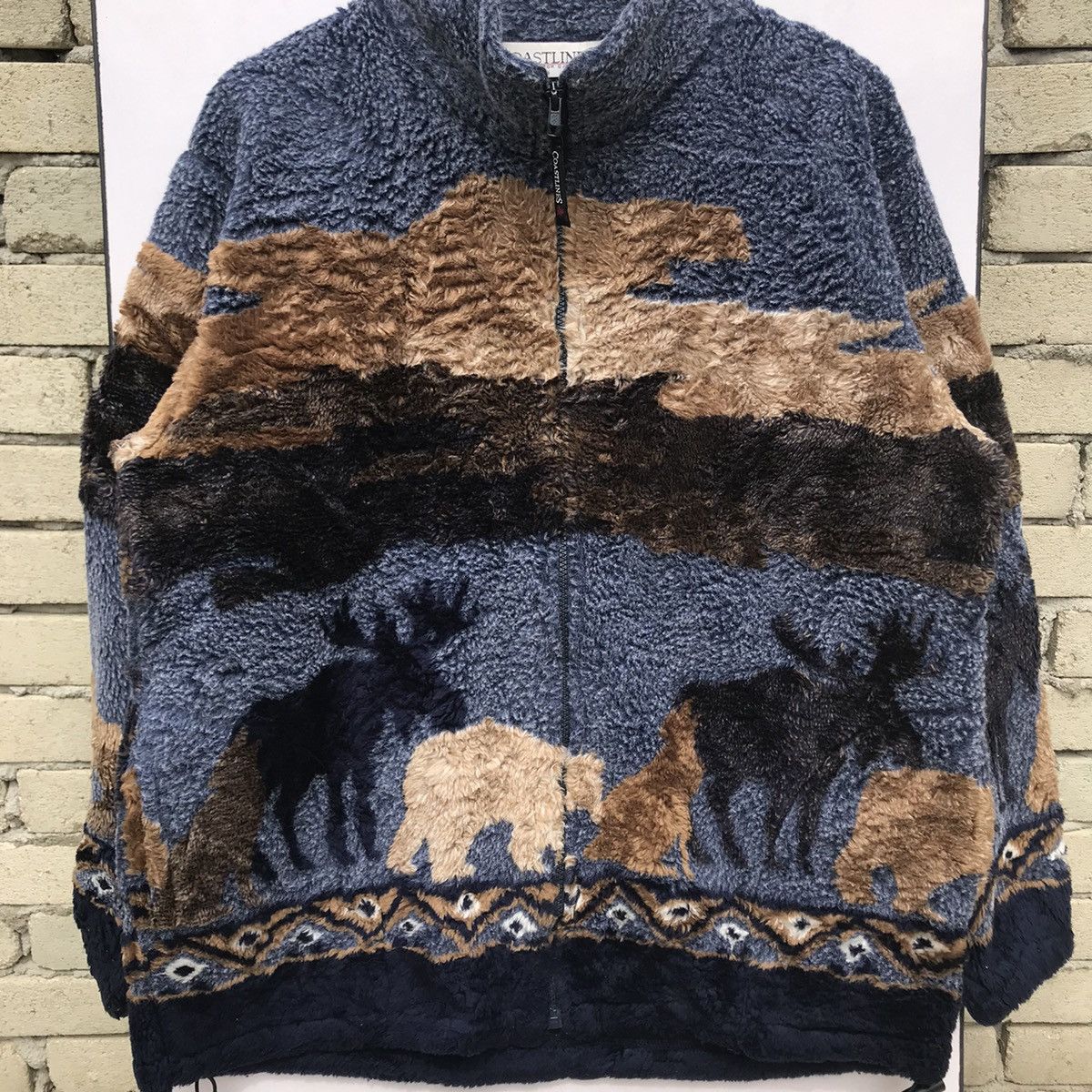 Vintage Vintage Coastlines Fashion for Canada Fullprint Fleece Size US L / EU 52-54 / 3 - 4 Thumbnail