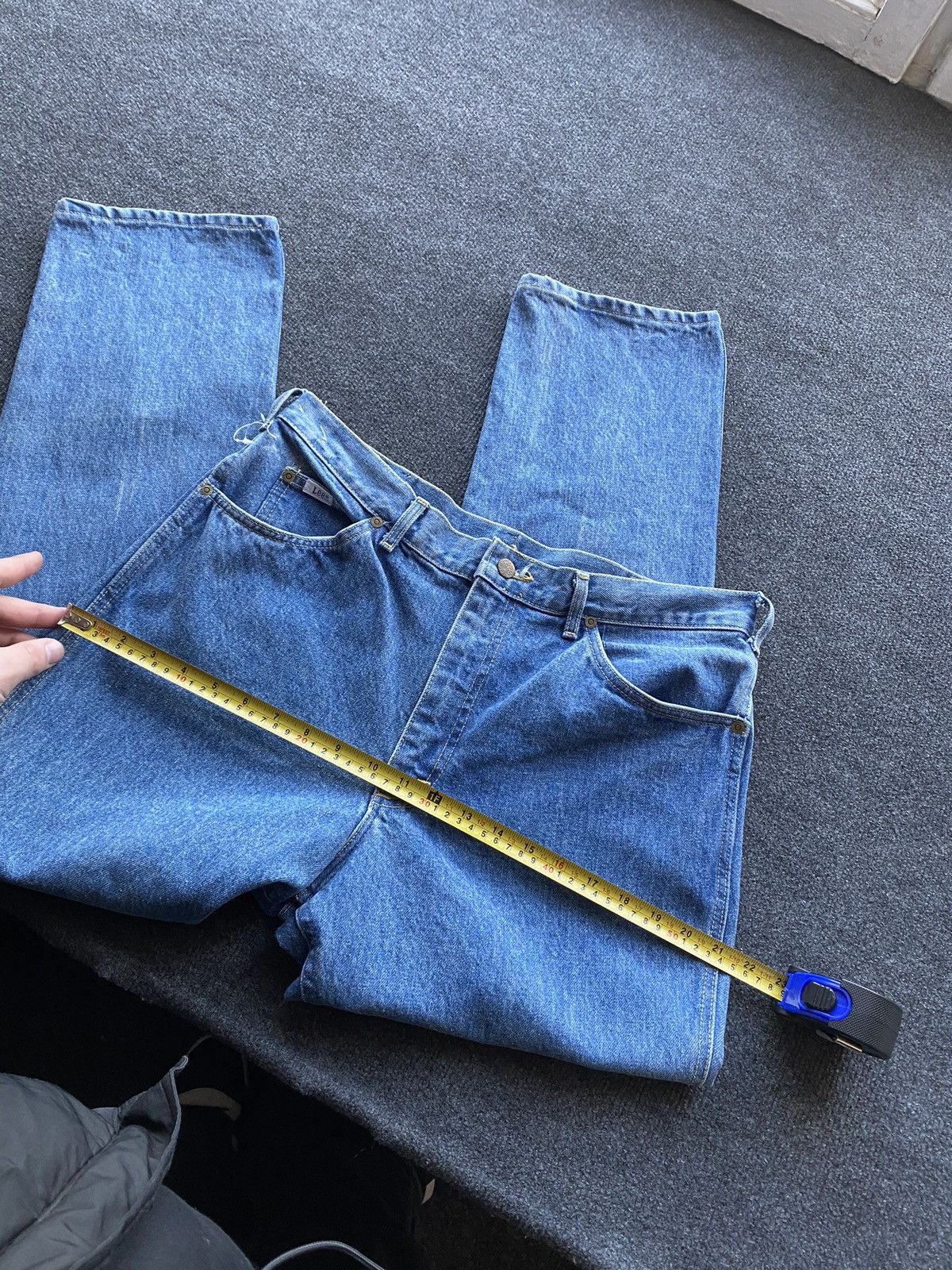 Lee 🔥80s Lee riders archive union made blue washed light jeans Size US 36 / EU 52 - 14 Thumbnail