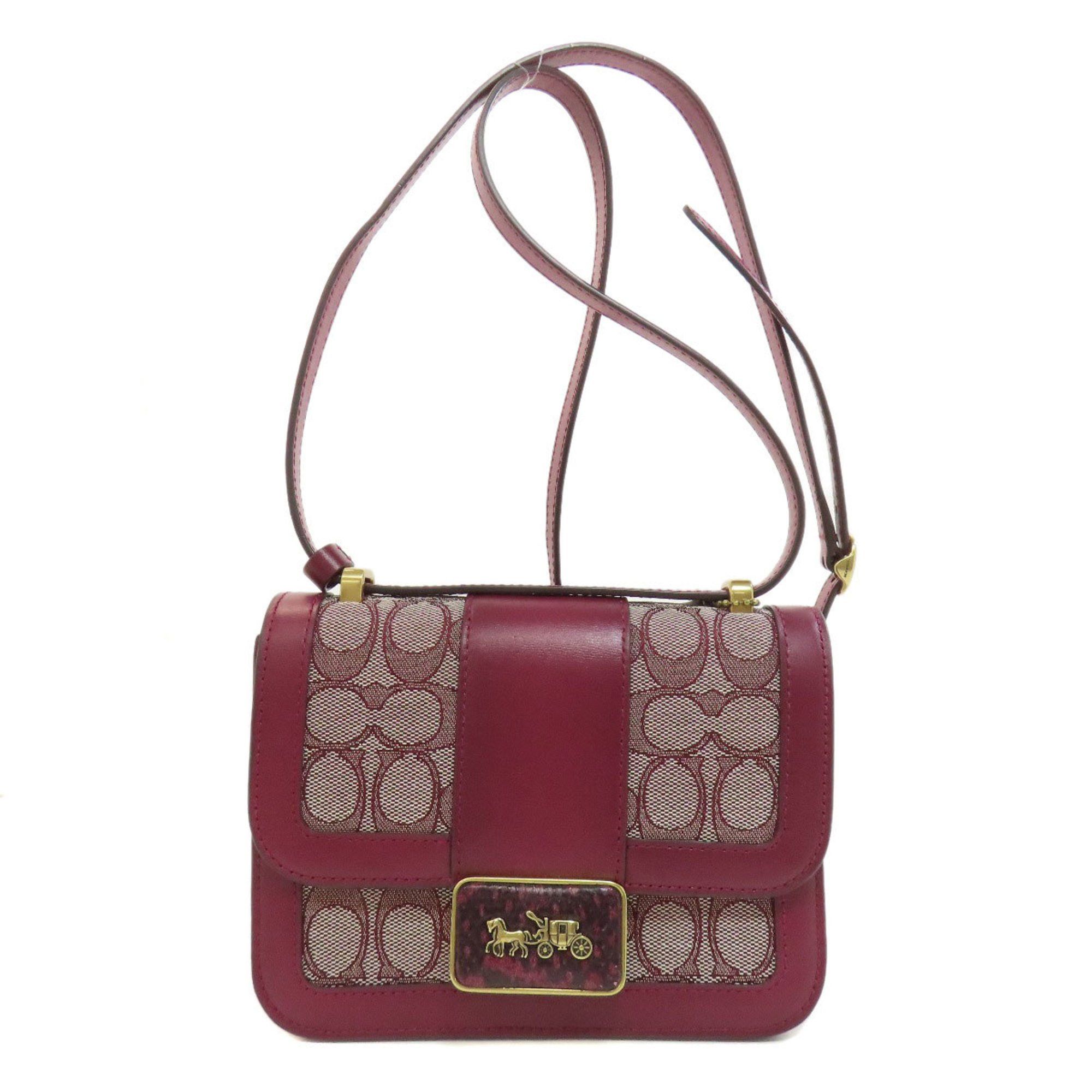 Coach C3760 Ally Shoulder Bag Canvas Women's Coach