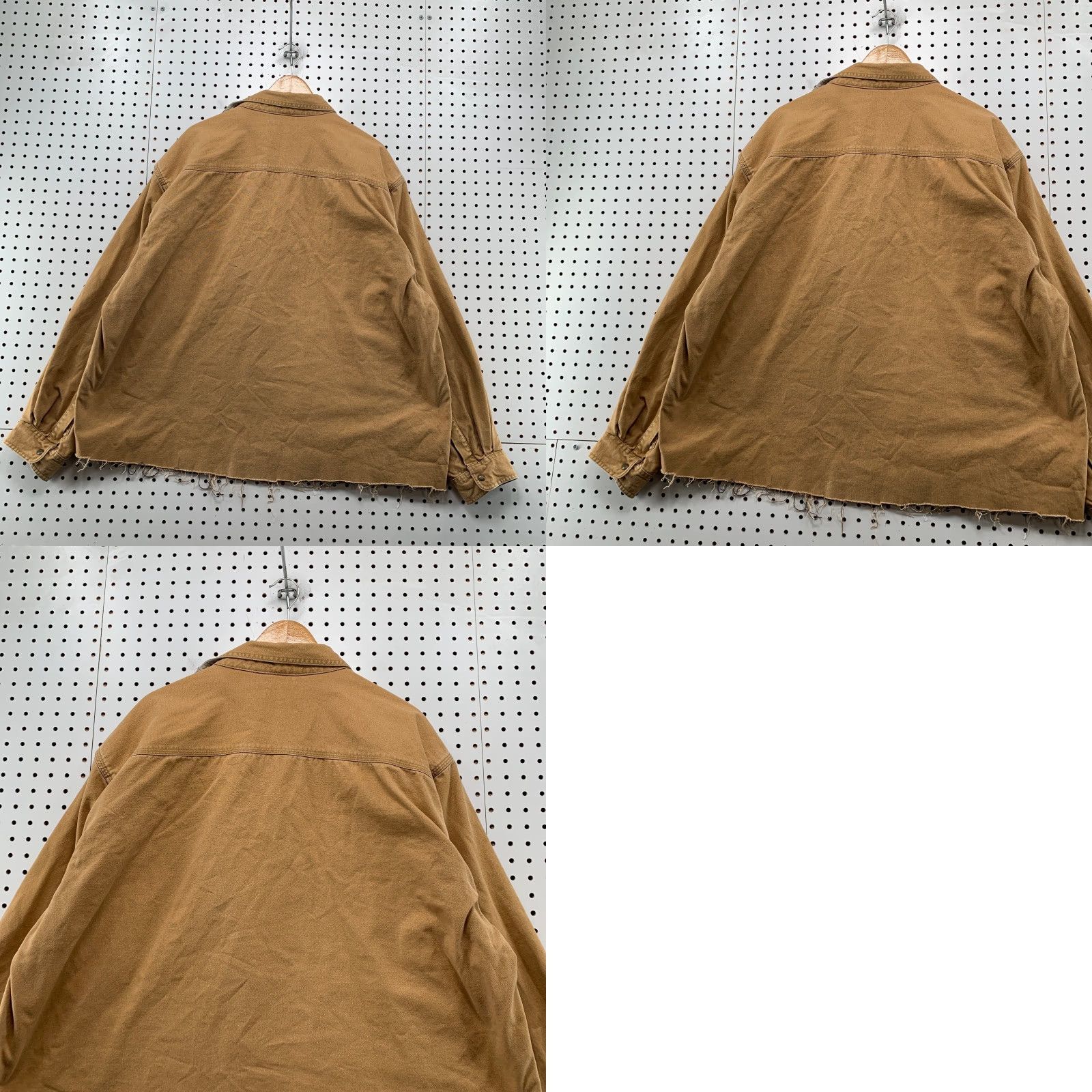 Vintage LL Bean Canvas Snap Jacket Mens 2XL Cropped Flannel Lined Shacket Workwear Jacket Size US XXL / EU 58 / 5 - 9 Thumbnail