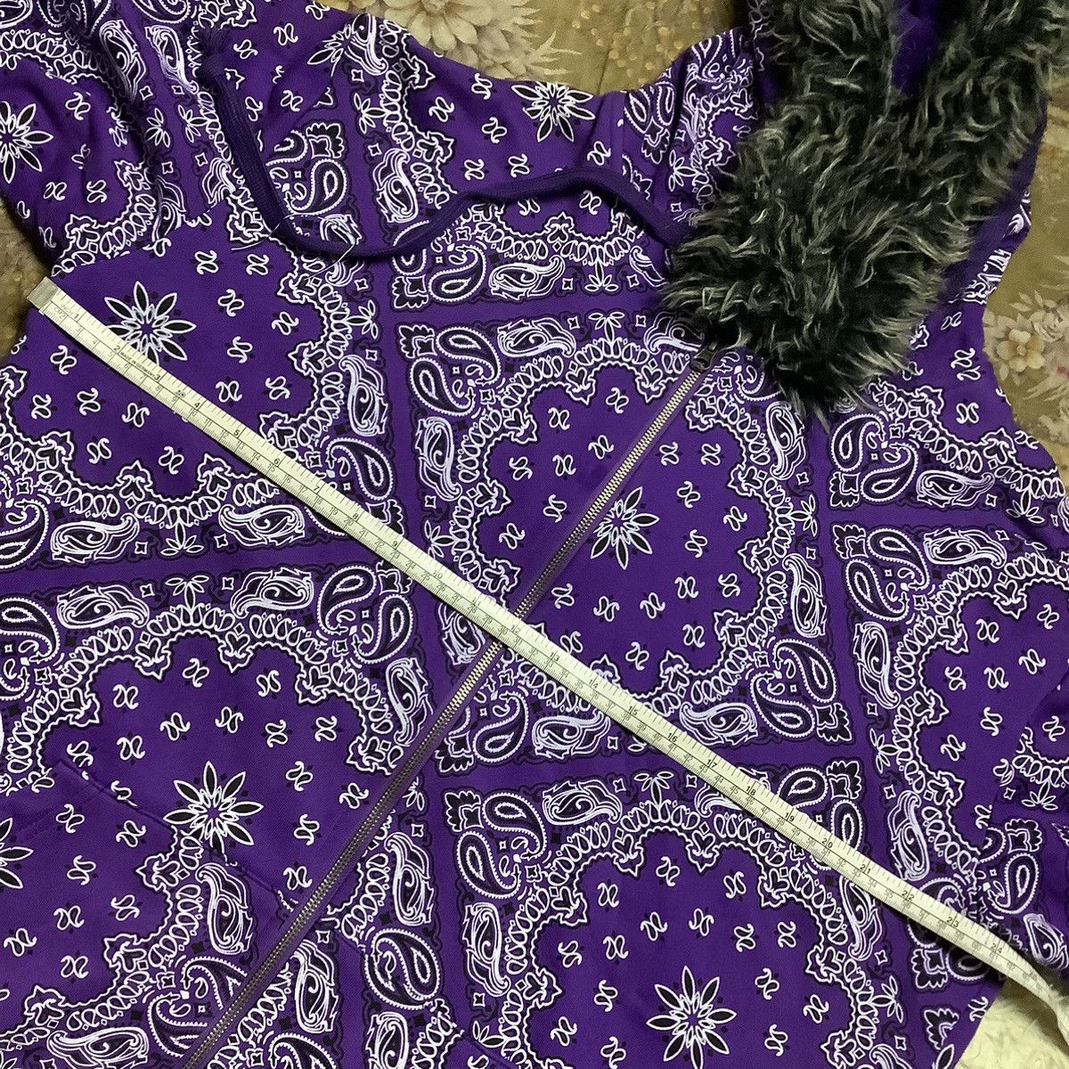 Japanese Brand 💥LASTCALL💥 Improves Bandana Fur Hoodie Size US XL / EU 56 / 4 - 9 Thumbnail