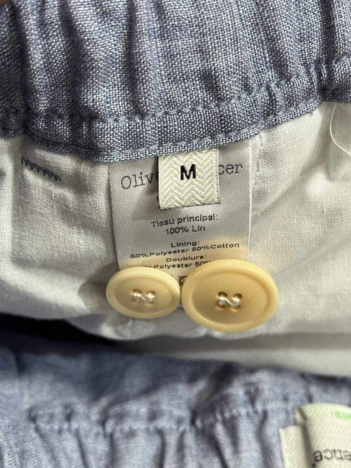 Oliver Spencer OLIVER SPENCER Light Blue Drawstring Trousers Size US 32 / EU 48 - 4 Thumbnail