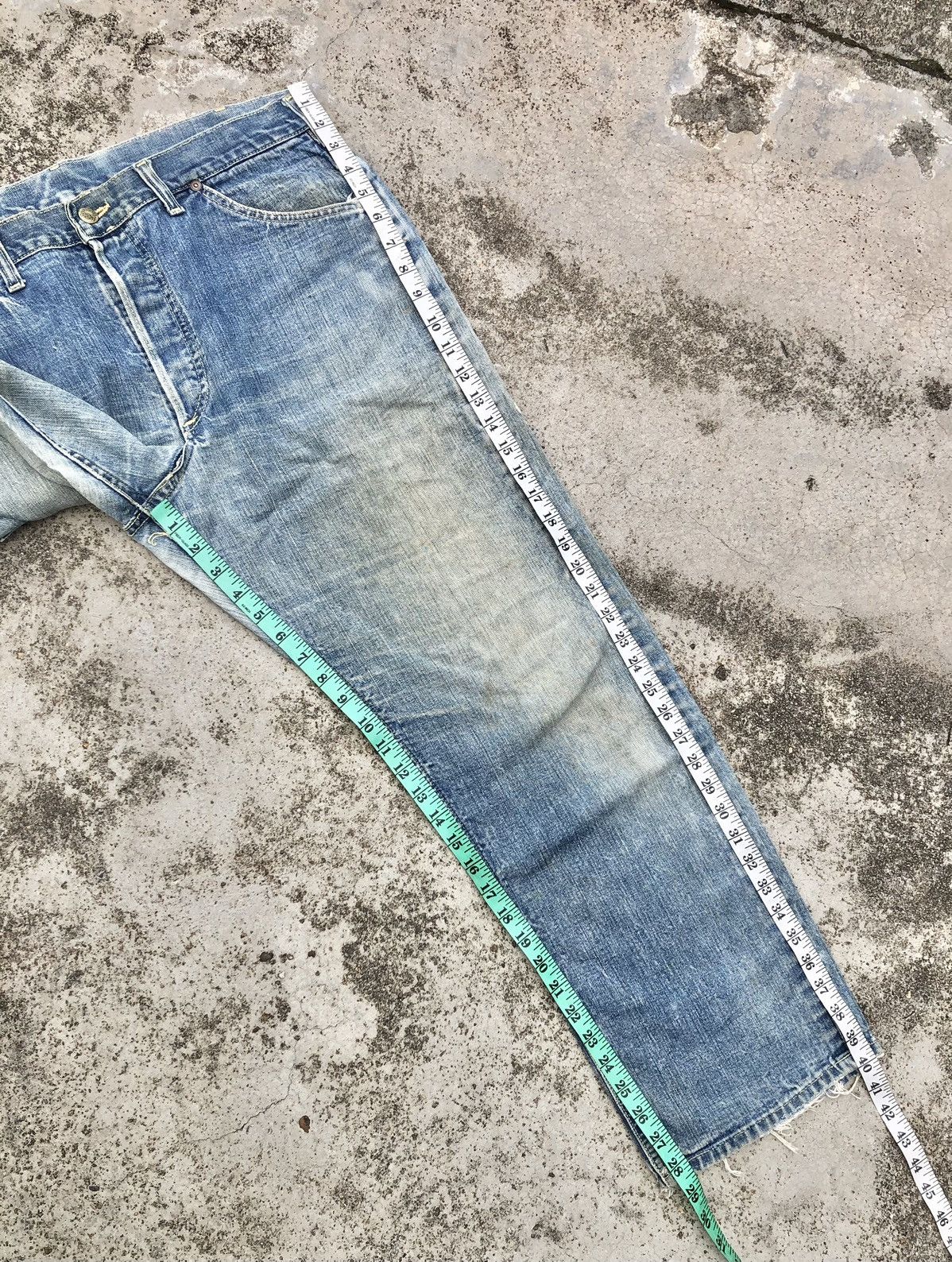 Lee VINTAGE 60s LEE 101B SELVEDGE DENIM Size US 36 / EU 52 - 25 Thumbnail