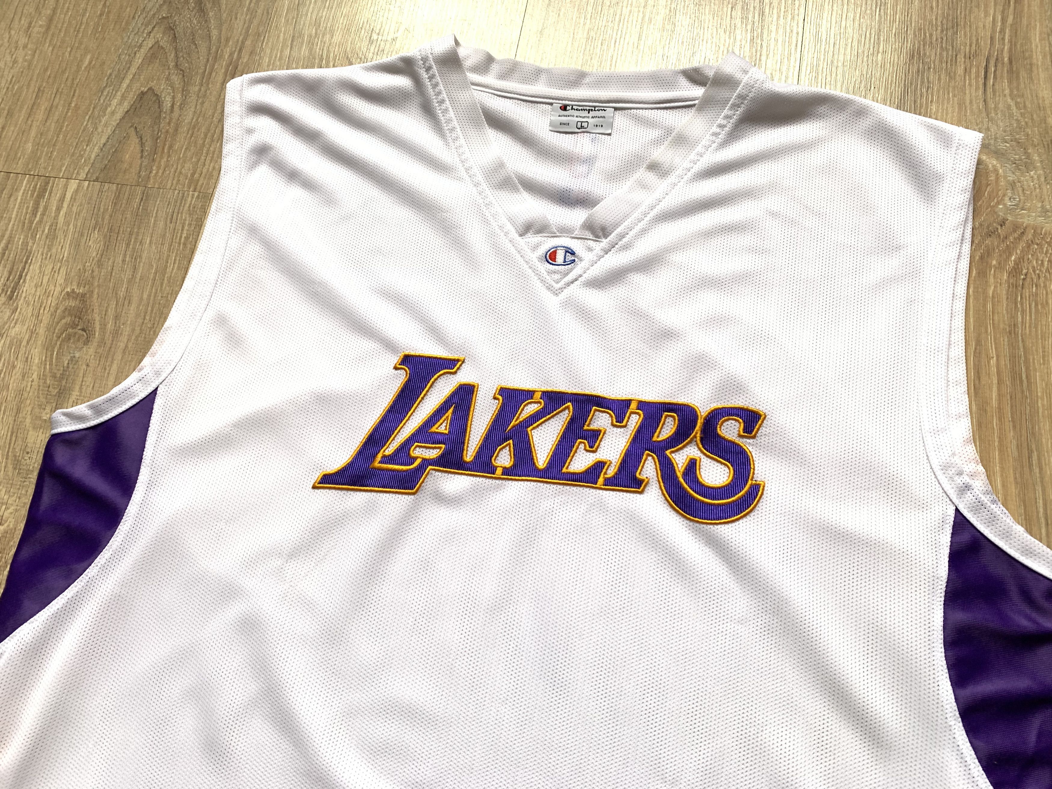 Champion × NBA × Vintage Vintage Champion Los Angeles Lakers Jersey Size US L / EU 52-54 / 3 - 2 Thumbnail
